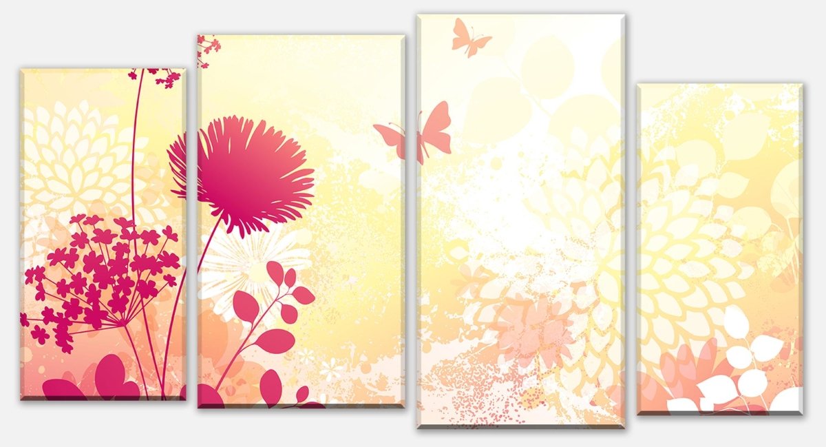 Leinwandbild Mehrteiler Sommerwiese M0322 Leinwandbild Mehrteiler Sommerwiese M0322