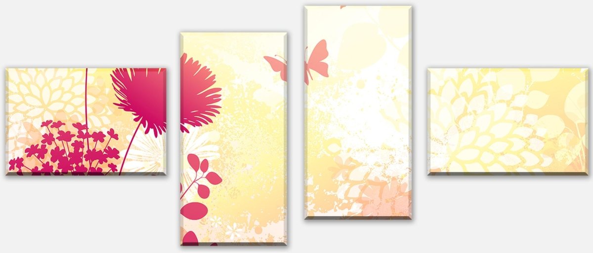 Leinwandbild Mehrteiler Sommerwiese M0322 Leinwandbild Mehrteiler Sommerwiese M0322