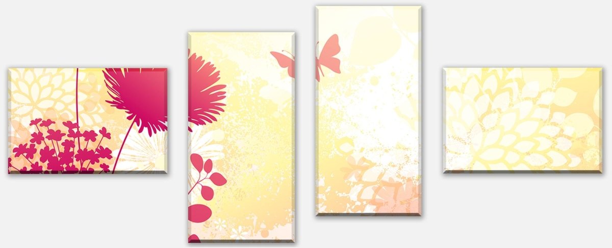 Leinwandbild Mehrteiler Sommerwiese M0322 Leinwandbild Mehrteiler Sommerwiese M0322