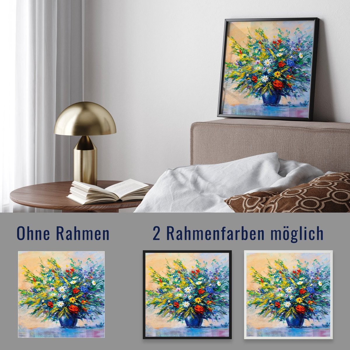 wandmotiv24 Poster, Poster - Kunst, Gemälde, Blumen - M0327 - Bild 4 wandmotiv24 Poster, Poster - Kunst, Gemälde, Blumen - M0327 - Bild 4
