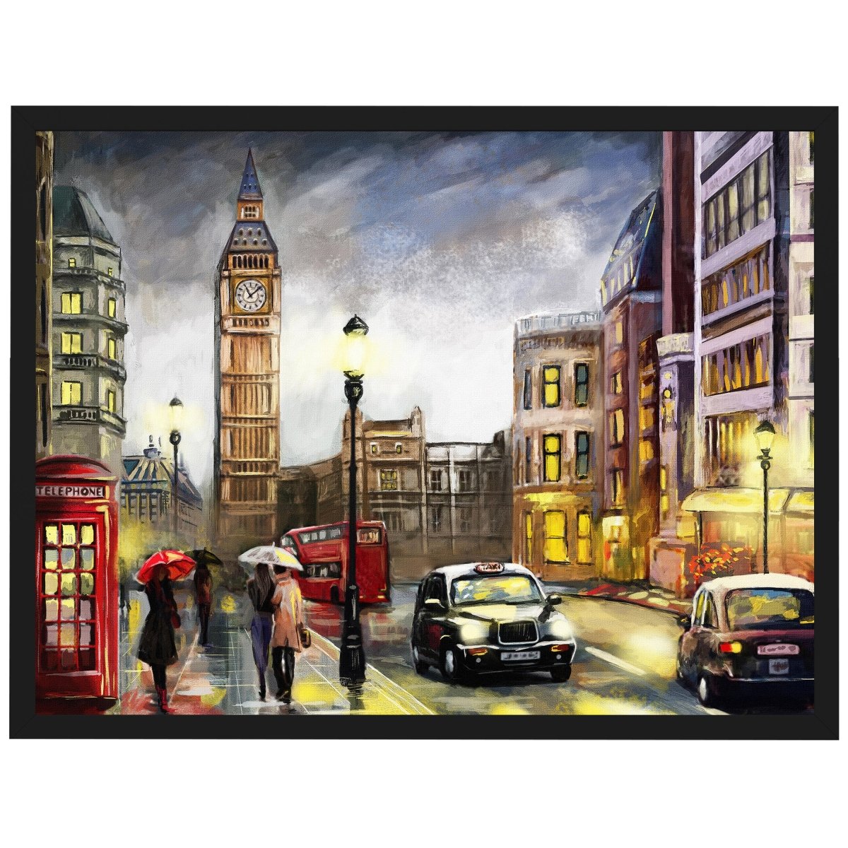 wandmotiv24 Poster, Poster - Kunst, Gemälde, London - M0328 - Bild 1 wandmotiv24 Poster, Poster - Kunst, Gemälde, London - M0328 - Bild 1