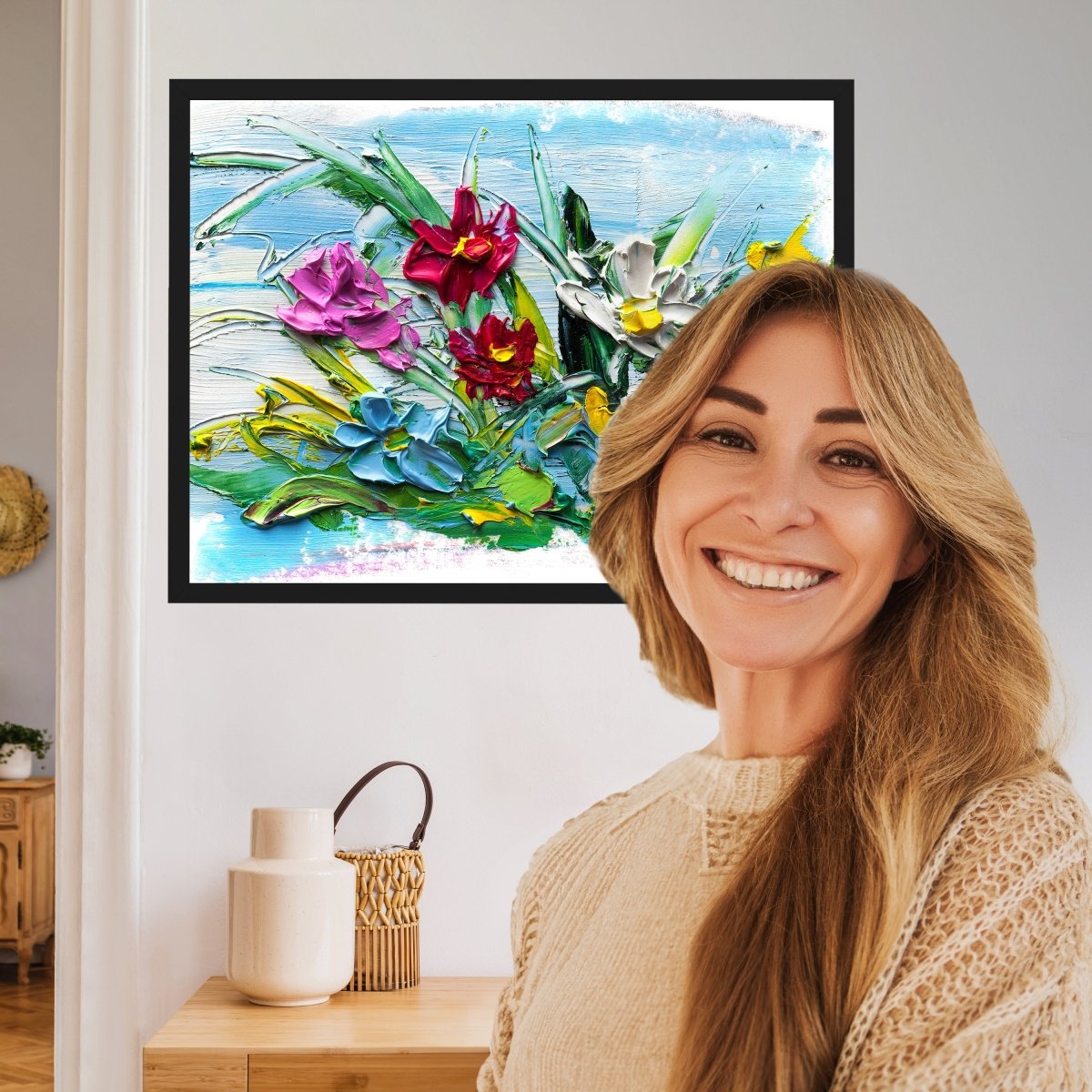 wandmotiv24 Poster, Poster - Kunst, Gemälde, Blumen - M0331 - Bild 2 wandmotiv24 Poster, Poster - Kunst, Gemälde, Blumen - M0331 - Bild 2