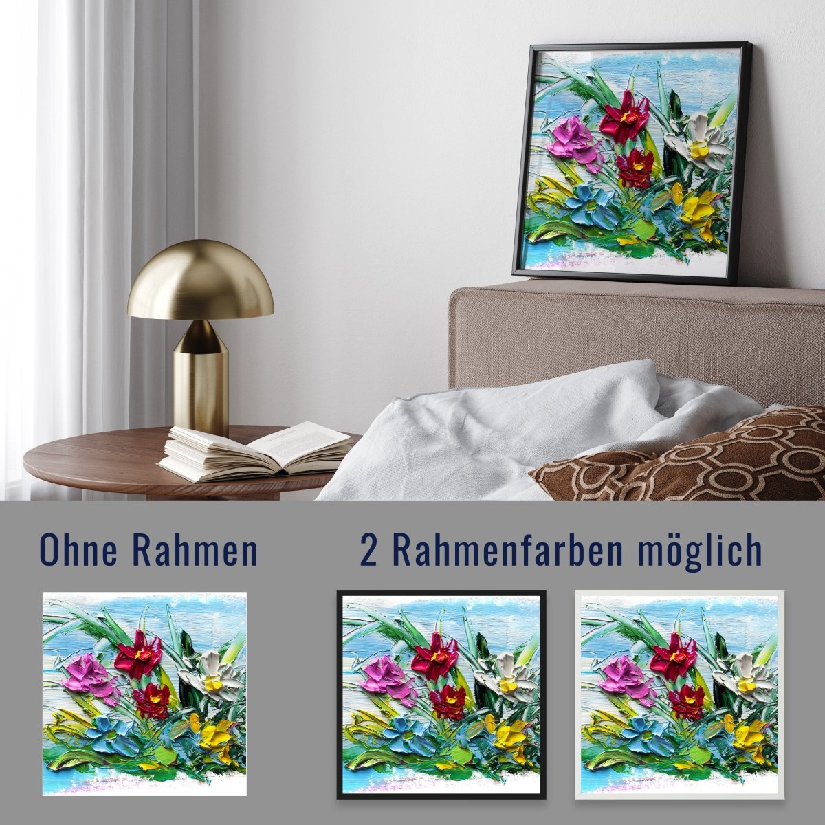 wandmotiv24 Poster, Poster - Kunst, Gemälde, Blumen - M0331 - Bild 4 wandmotiv24 Poster, Poster - Kunst, Gemälde, Blumen - M0331 - Bild 4