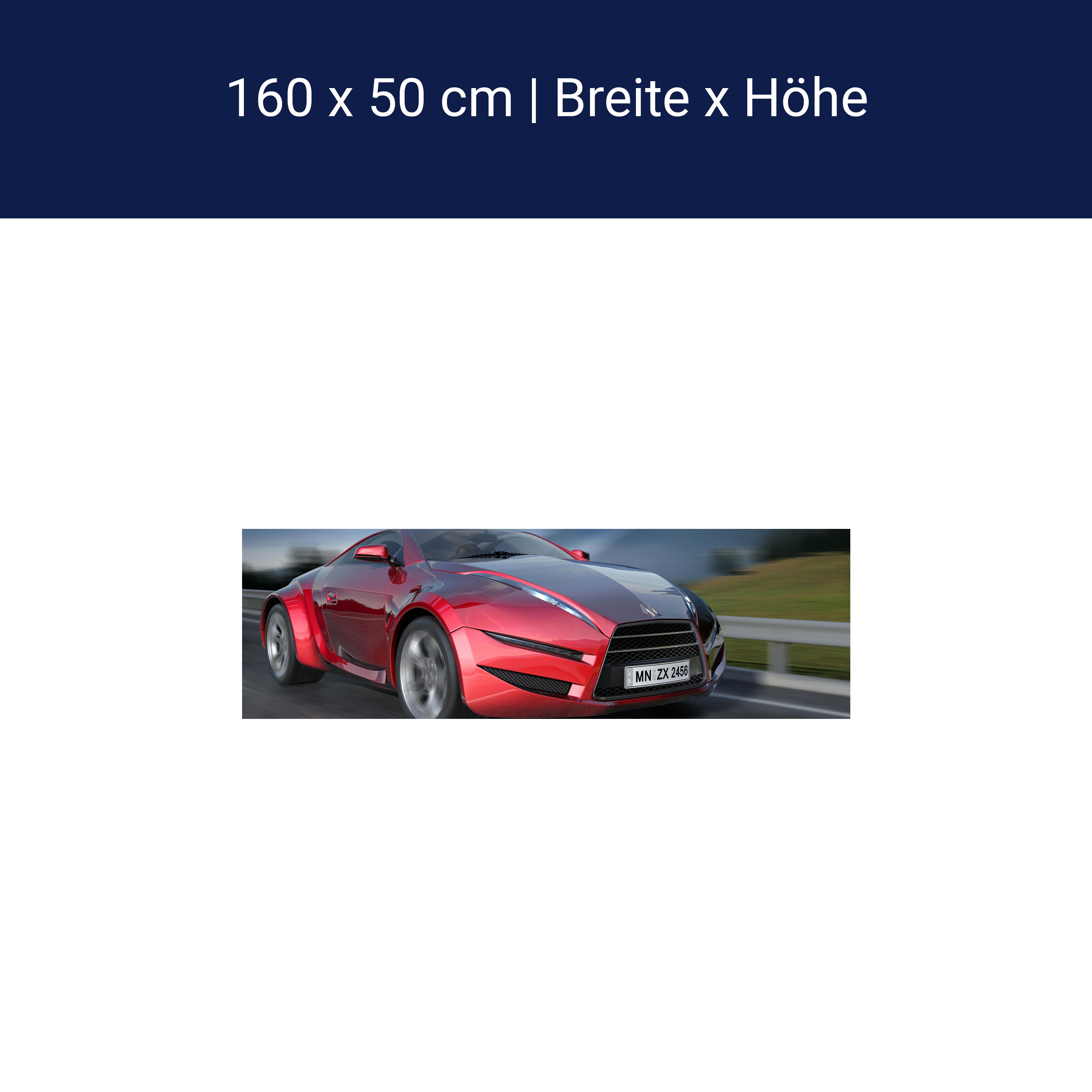 Küchenrückwand Fahrender Sportwagen M0332 Küchenrückwand Fahrender Sportwagen M0332