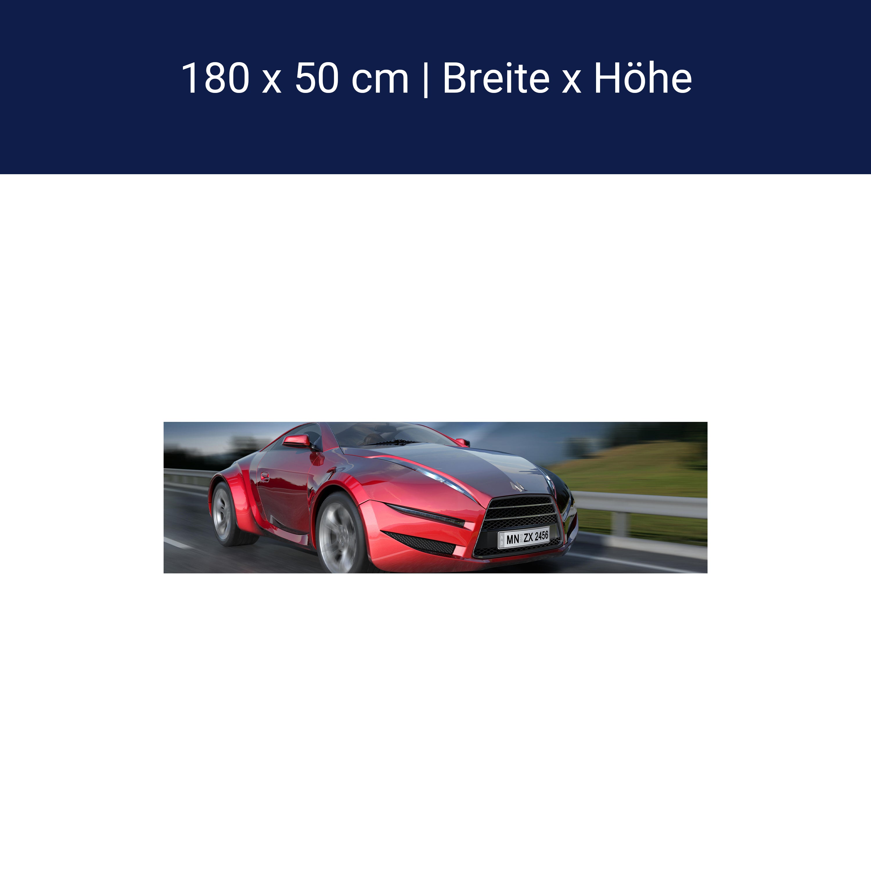 Küchenrückwand Fahrender Sportwagen M0332 Küchenrückwand Fahrender Sportwagen M0332