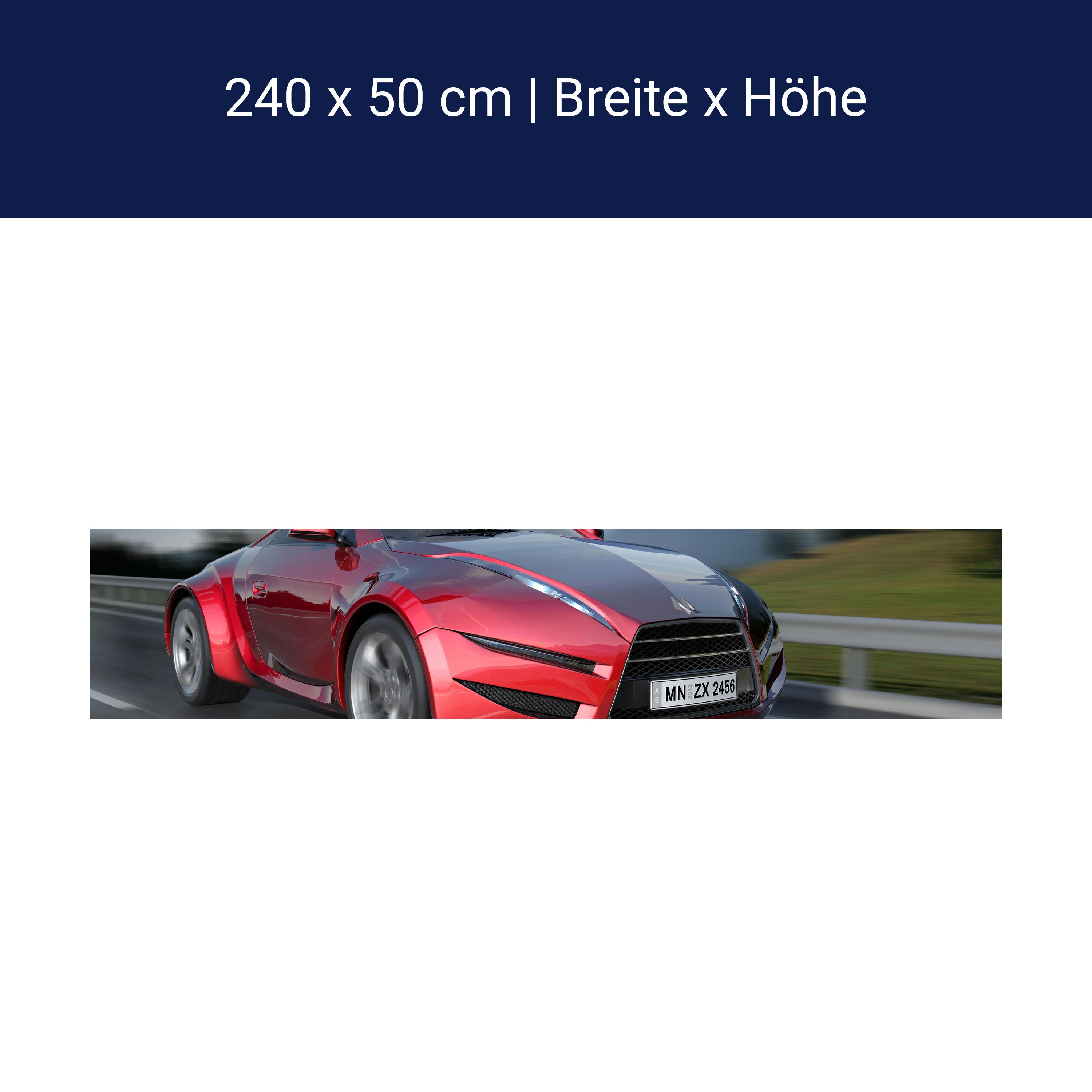 Küchenrückwand Fahrender Sportwagen M0332 Küchenrückwand Fahrender Sportwagen M0332