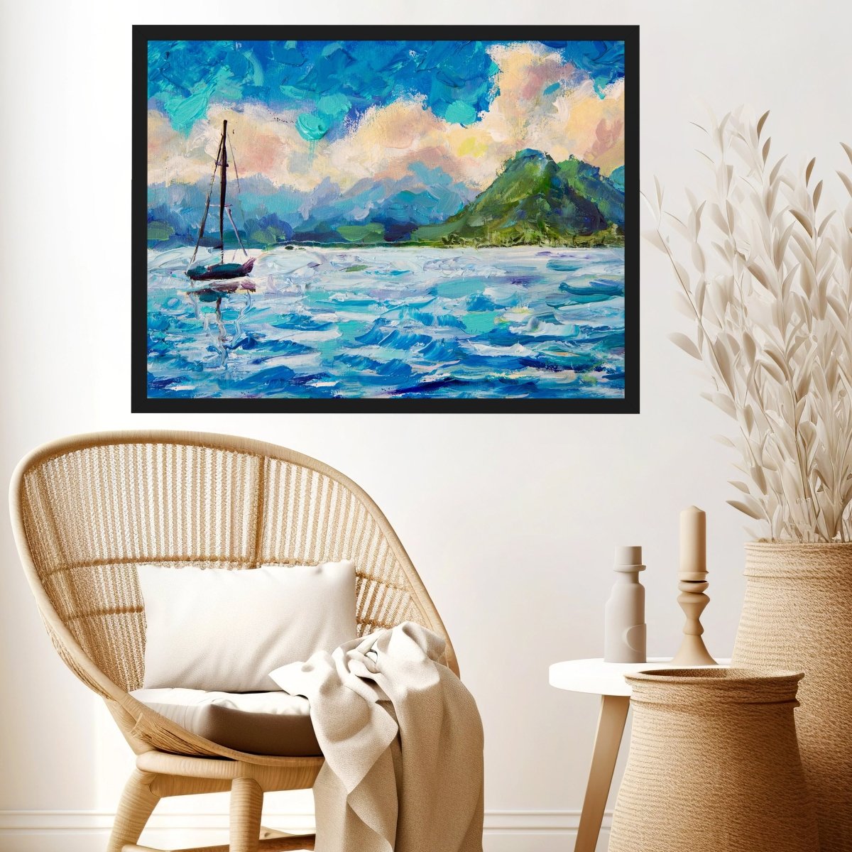 wandmotiv24 Poster, Poster - Kunst, Gemälde, Boot - M0332 - Bild 3 wandmotiv24 Poster, Poster - Kunst, Gemälde, Boot - M0332 - Bild 3