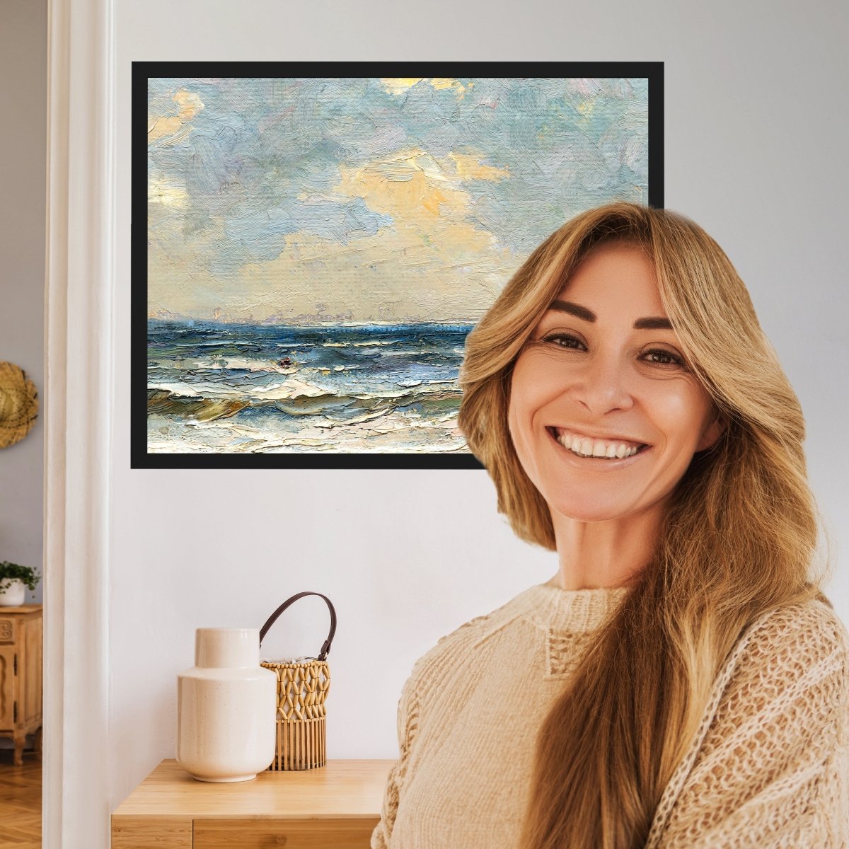 wandmotiv24 Poster, Poster - Kunst, Gemälde, Meer - M0333 - Bild 2 wandmotiv24 Poster, Poster - Kunst, Gemälde, Meer - M0333 - Bild 2