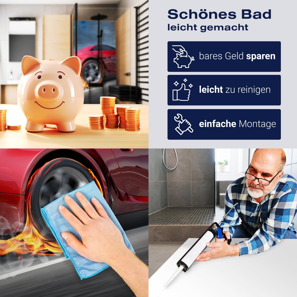 Duschwand Sportwagen in Action M0334 entdecken - Bild 7 Duschwand Sportwagen in Action M0334 entdecken - Bild 7