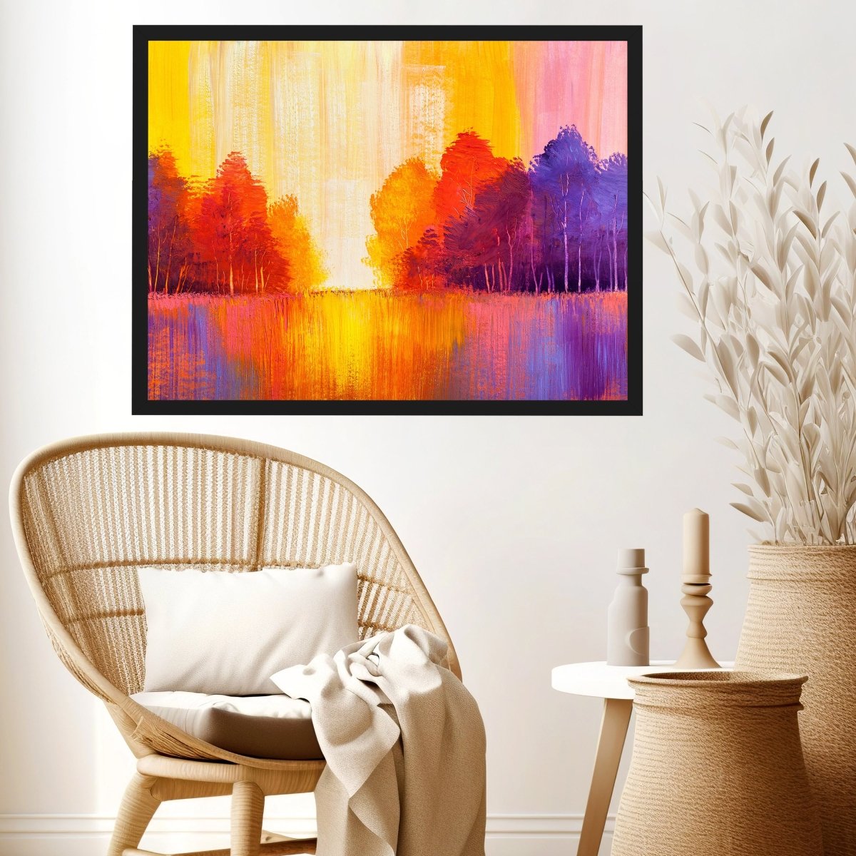 wandmotiv24 Poster, Poster - Kunst, Gemälde, Wald - M0334 - Bild 3 wandmotiv24 Poster, Poster - Kunst, Gemälde, Wald - M0334 - Bild 3