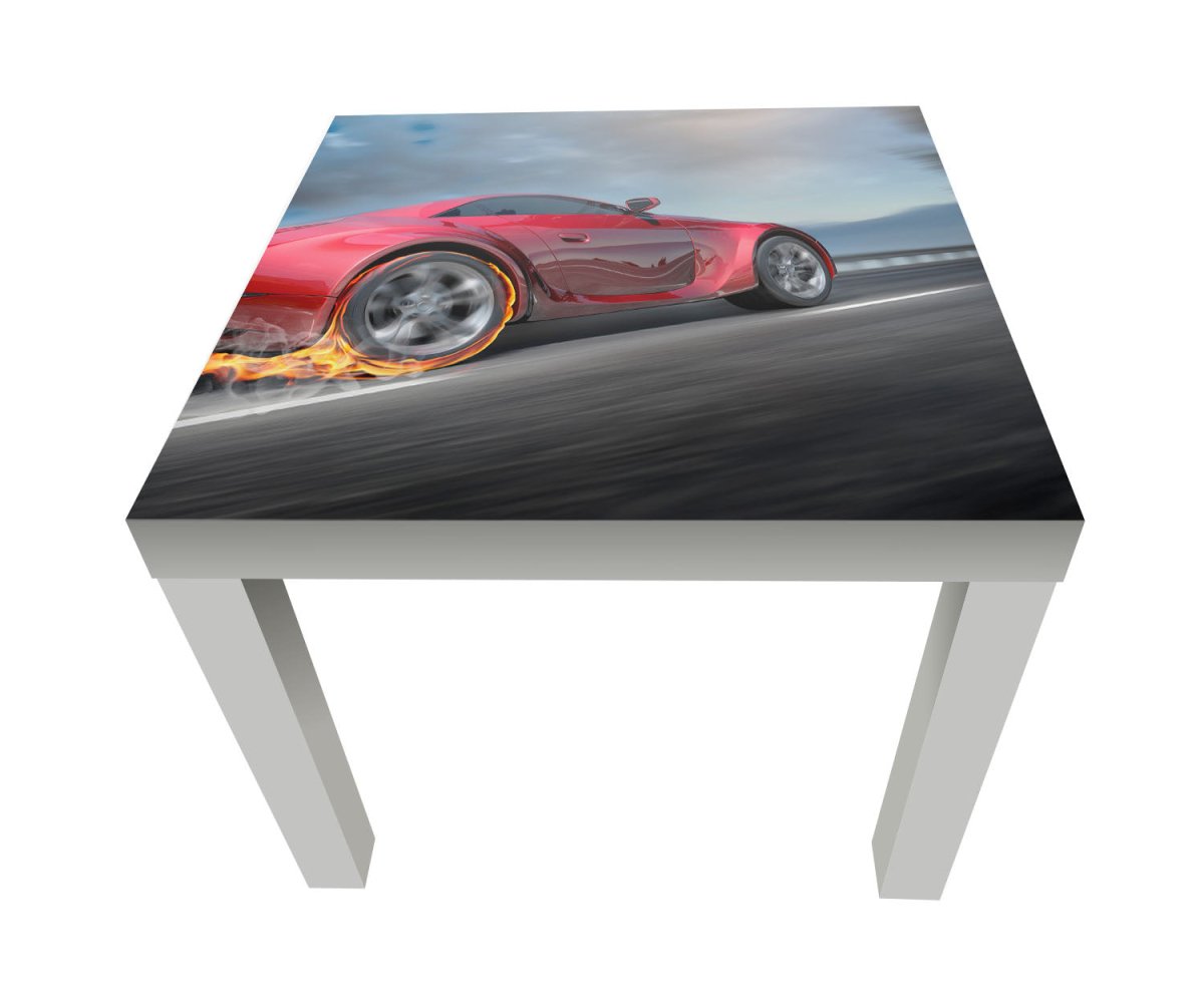 Beistelltisch Sportwagen in Action M0334 entdecken - Bild 1 Beistelltisch Sportwagen in Action M0334 entdecken - Bild 1