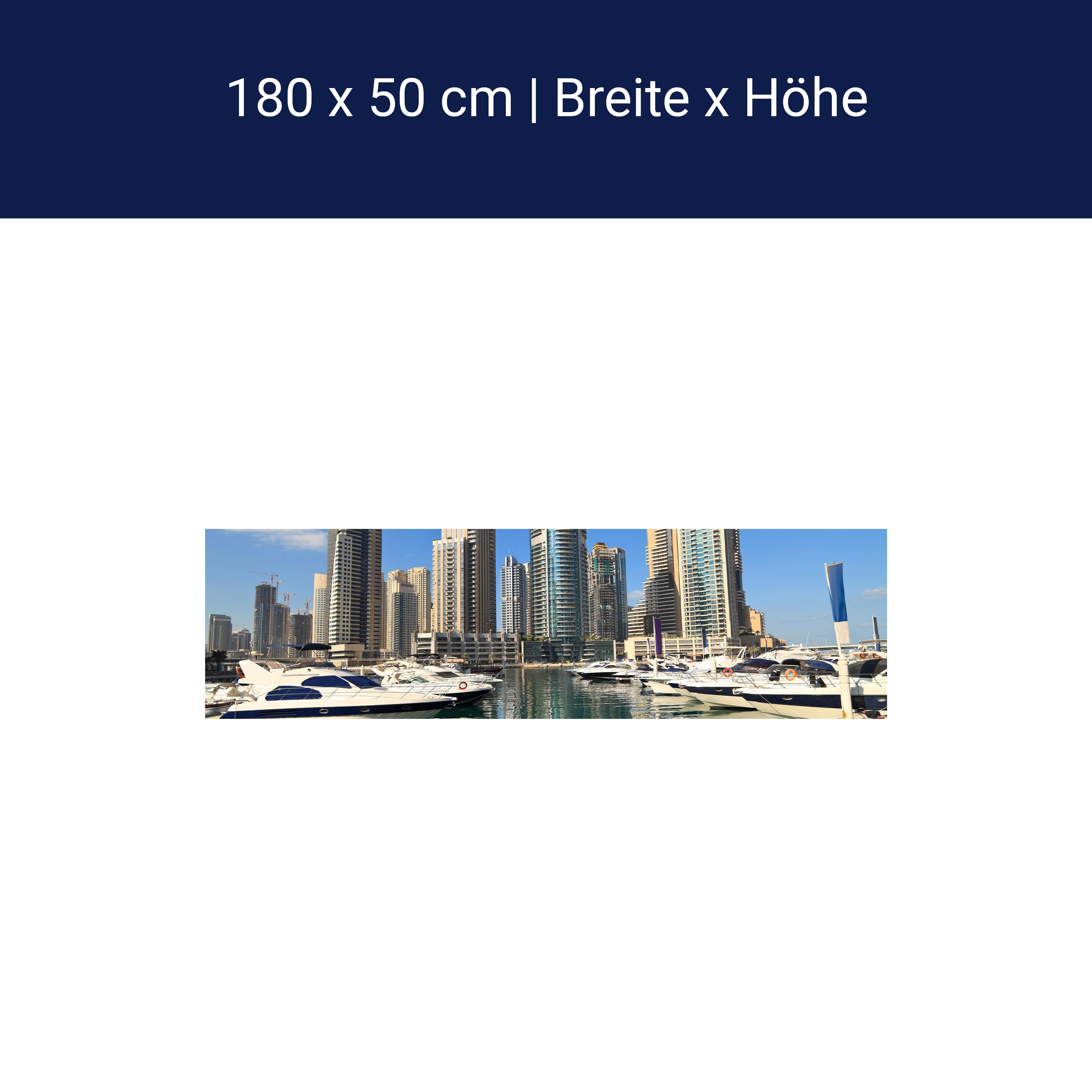 Küchenrückwand Dubai Skyline M0342 Küchenrückwand Dubai Skyline M0342