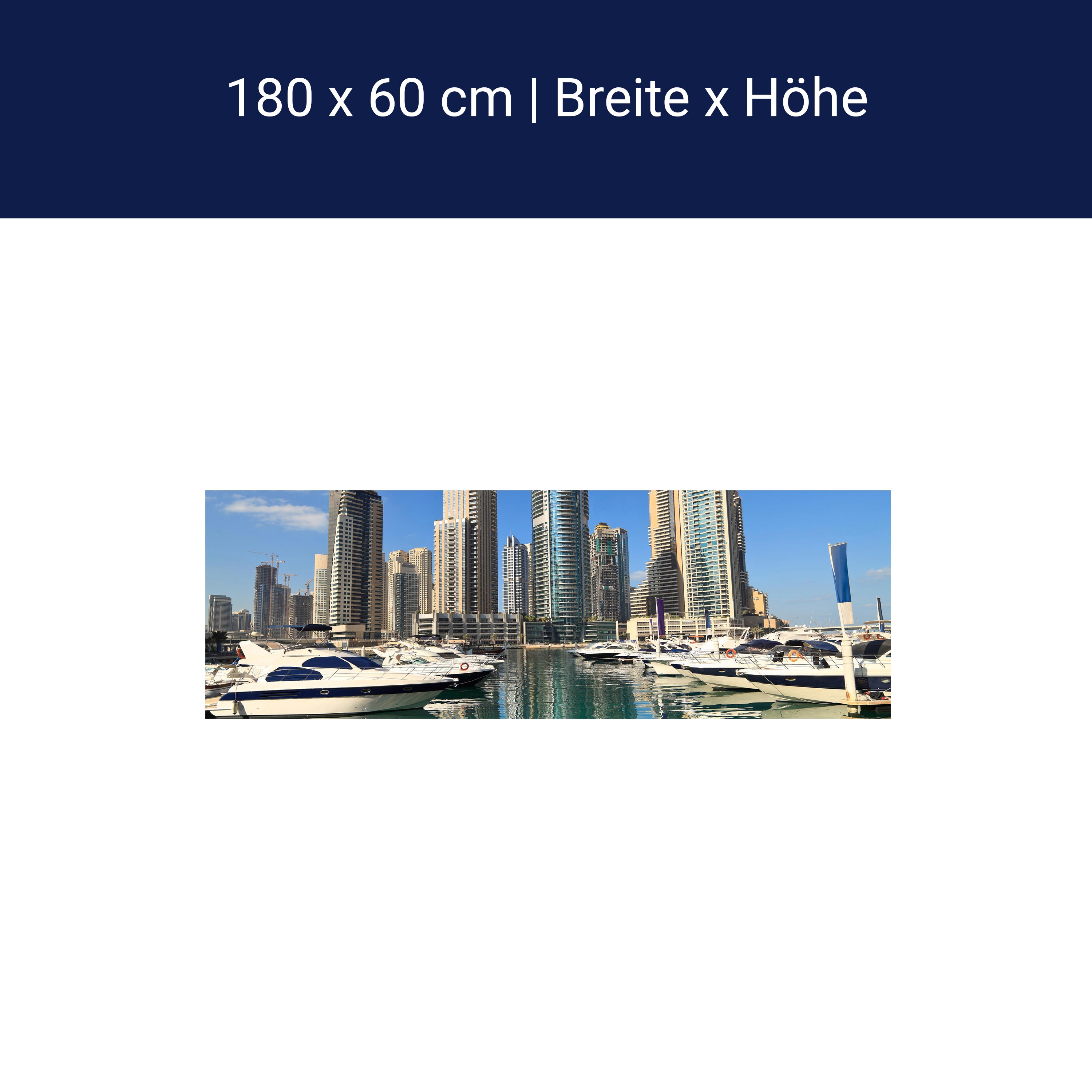 Küchenrückwand Dubai Skyline M0342 Küchenrückwand Dubai Skyline M0342