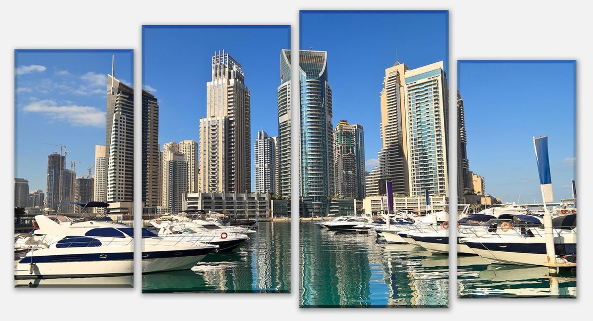 Leinwandbild Mehrteiler Dubai Skyline M0342 Leinwandbild Mehrteiler Dubai Skyline M0342