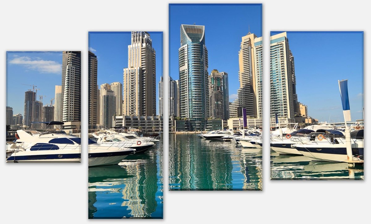Leinwandbild Mehrteiler Dubai Skyline M0342 Leinwandbild Mehrteiler Dubai Skyline M0342