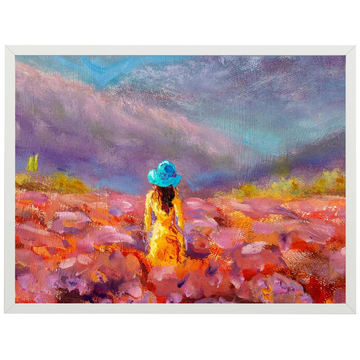 wandmotiv24 Poster, Poster - Kunst, Frau, Feld - M0343 - Bild 1 wandmotiv24 Poster, Poster - Kunst, Frau, Feld - M0343 - Bild 1