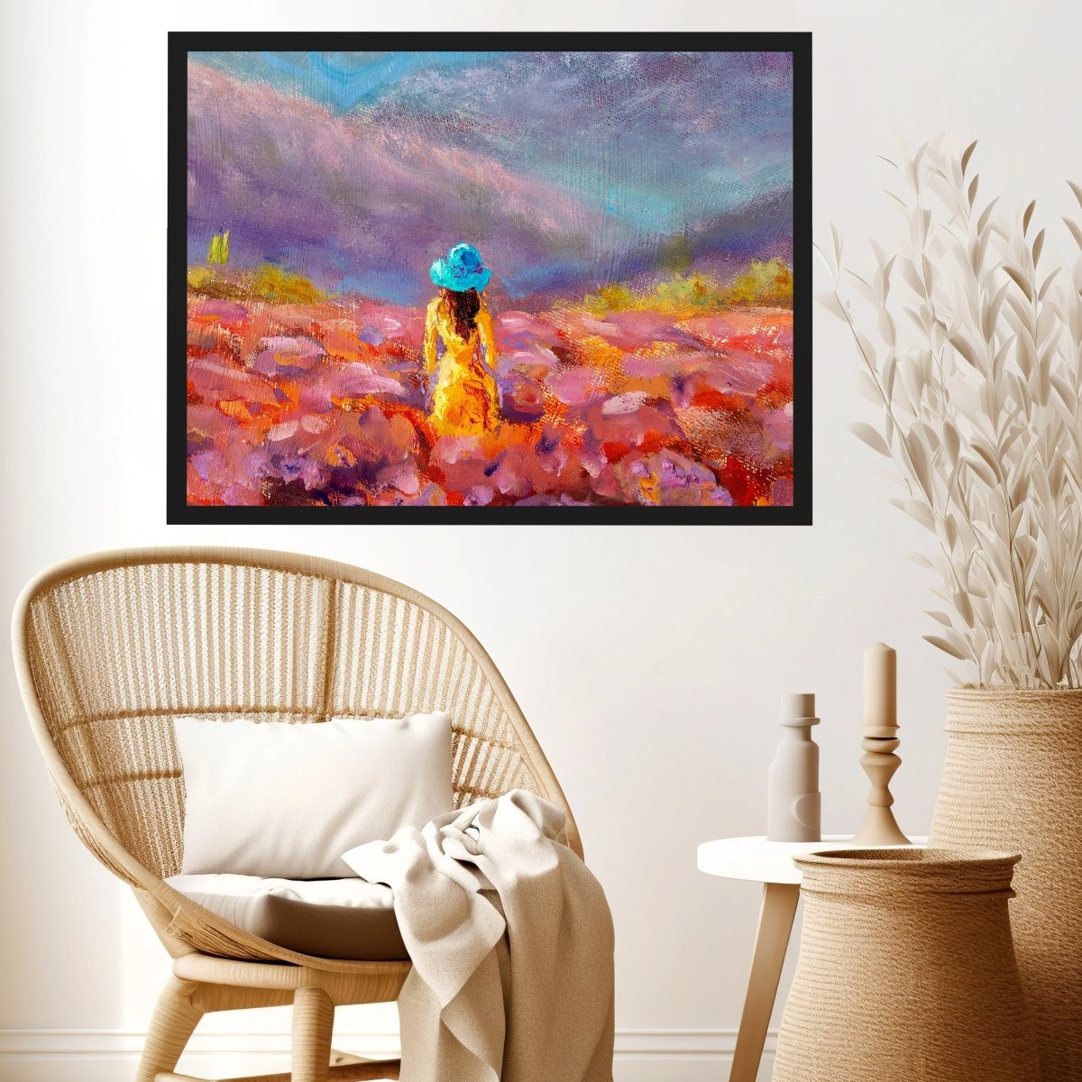 wandmotiv24 Poster, Poster - Kunst, Frau, Feld - M0343 - Bild 3 wandmotiv24 Poster, Poster - Kunst, Frau, Feld - M0343 - Bild 3