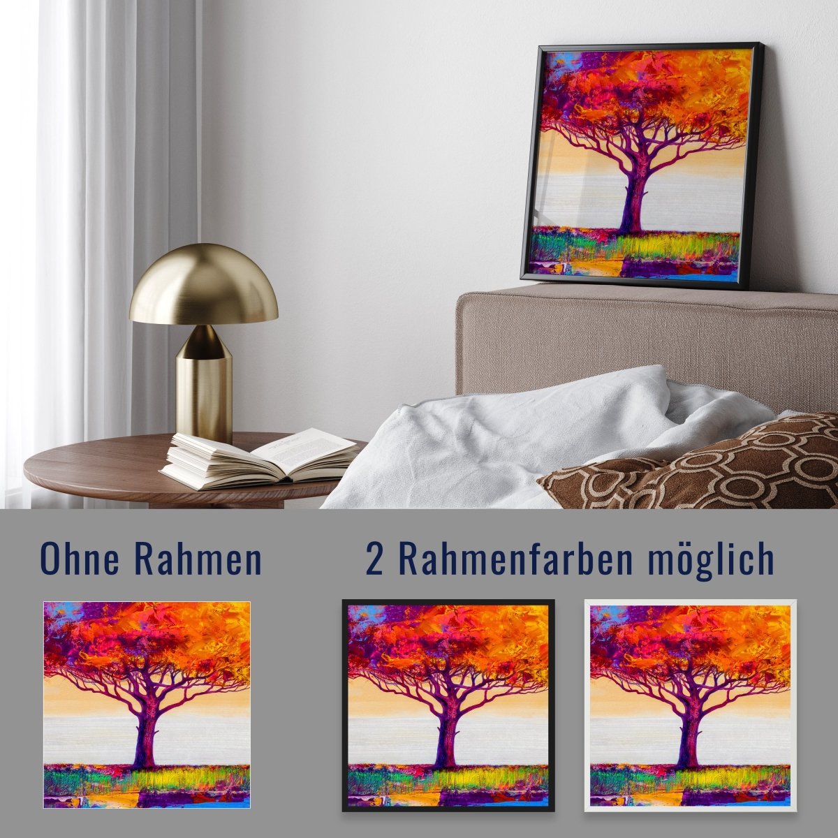 wandmotiv24 Poster, Poster - Kunst, Landschaft, Baum - M0345 - Bild 4 wandmotiv24 Poster, Poster - Kunst, Landschaft, Baum - M0345 - Bild 4