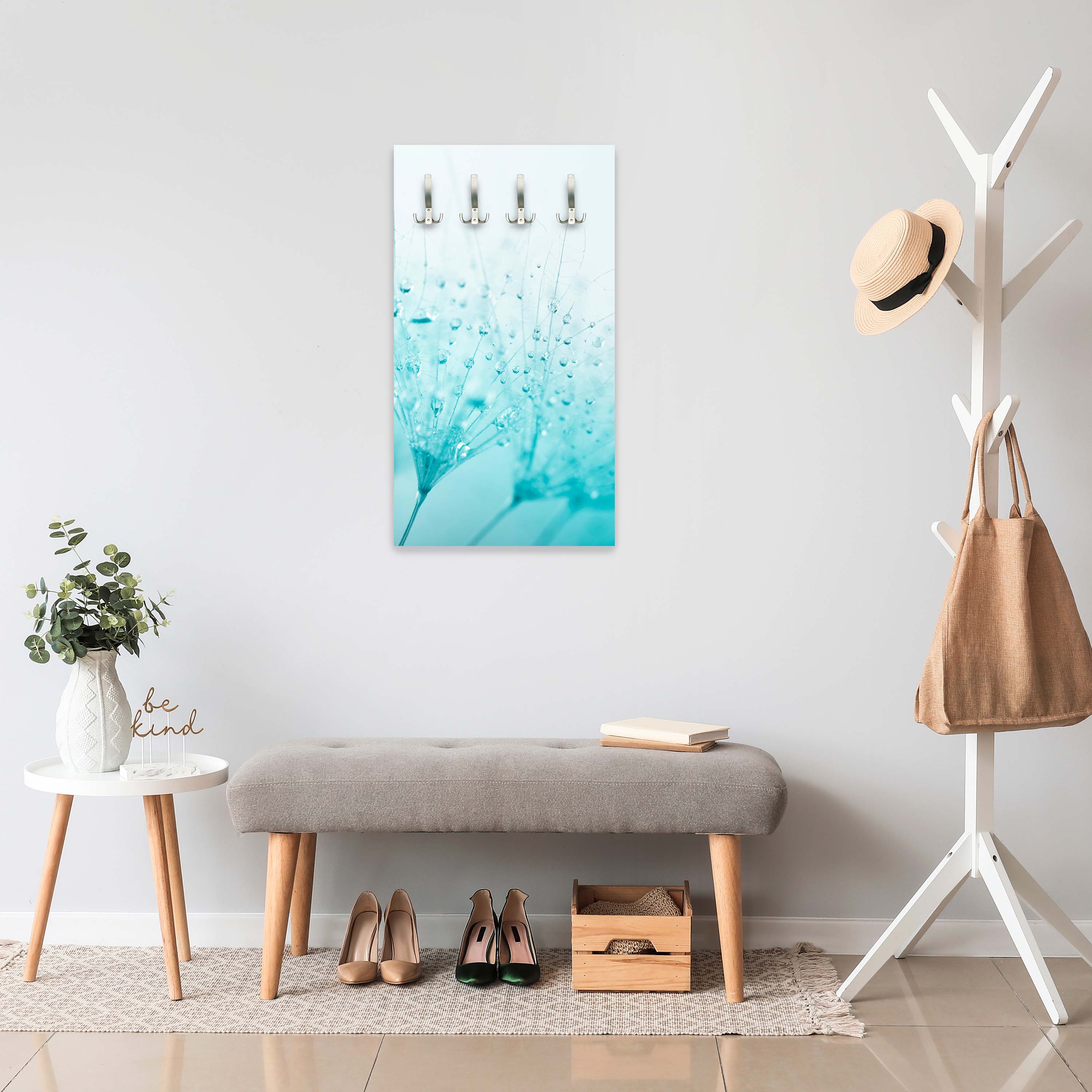 Garderobe Pusteblume Türkis M0347 entdecken - Bild 6 Garderobe Pusteblume Türkis M0347 entdecken - Bild 6