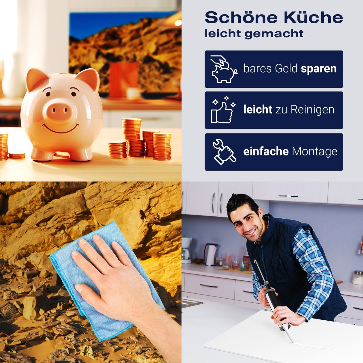 Küchenrückwand Goldene Wüste M0350 entdecken - Bild 7 Küchenrückwand Goldene Wüste M0350 entdecken - Bild 7