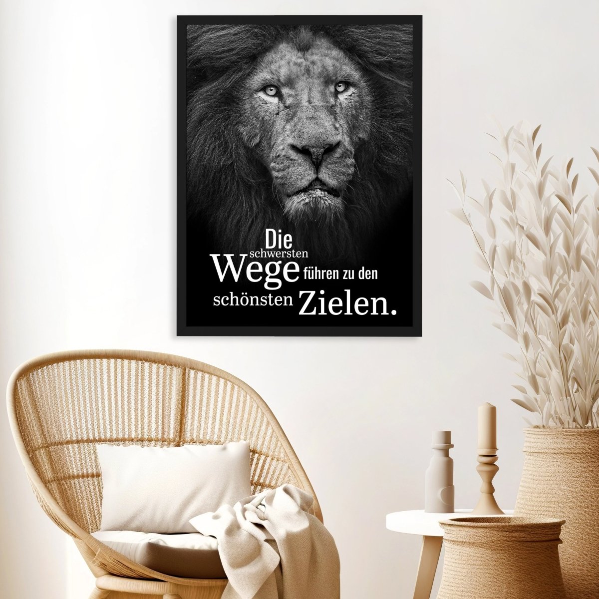 wandmotiv24 Poster, Poster - Motivation, Spruch, Löwe - M0350 - Bild 3 wandmotiv24 Poster, Poster - Motivation, Spruch, Löwe - M0350 - Bild 3