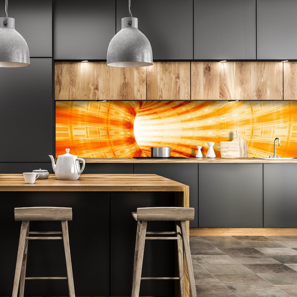 Küchenrückwand Gelber Tunnel M0351 entdecken - Bild 1 Küchenrückwand Gelber Tunnel M0351 entdecken - Bild 1