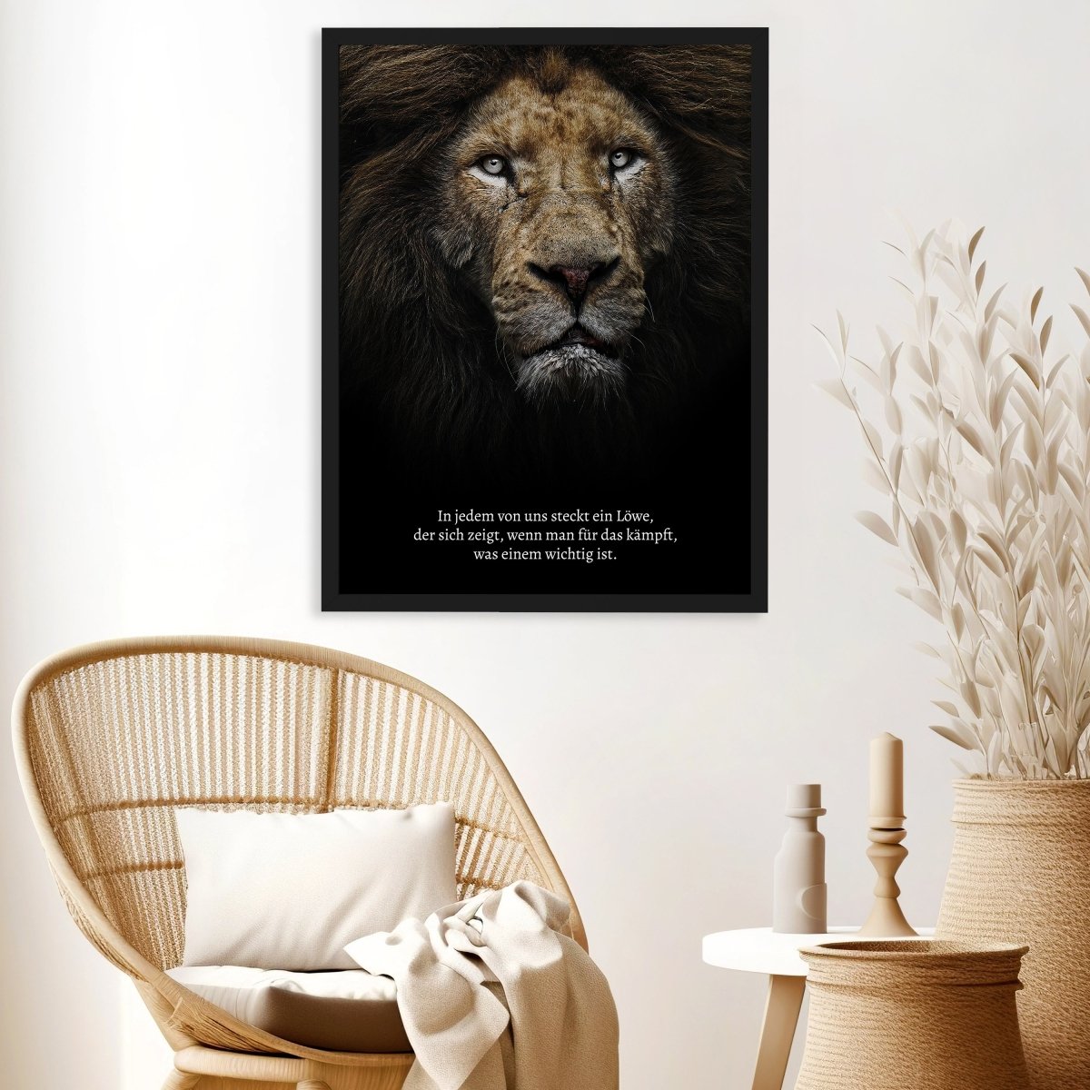 wandmotiv24 Poster, Poster - Motivation, Spruch, Löwe - M0352 - Bild 3 wandmotiv24 Poster, Poster - Motivation, Spruch, Löwe - M0352 - Bild 3