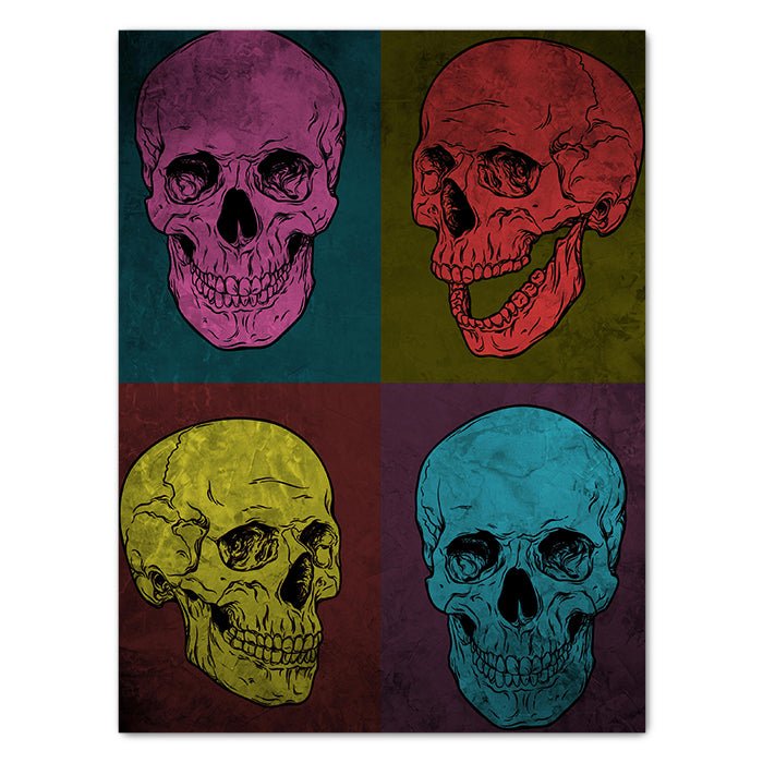 Leinwandbild Totenkopf, Hochformat M0353 kaufen - Bild 1 Leinwandbild Totenkopf, Hochformat M0353 kaufen - Bild 1