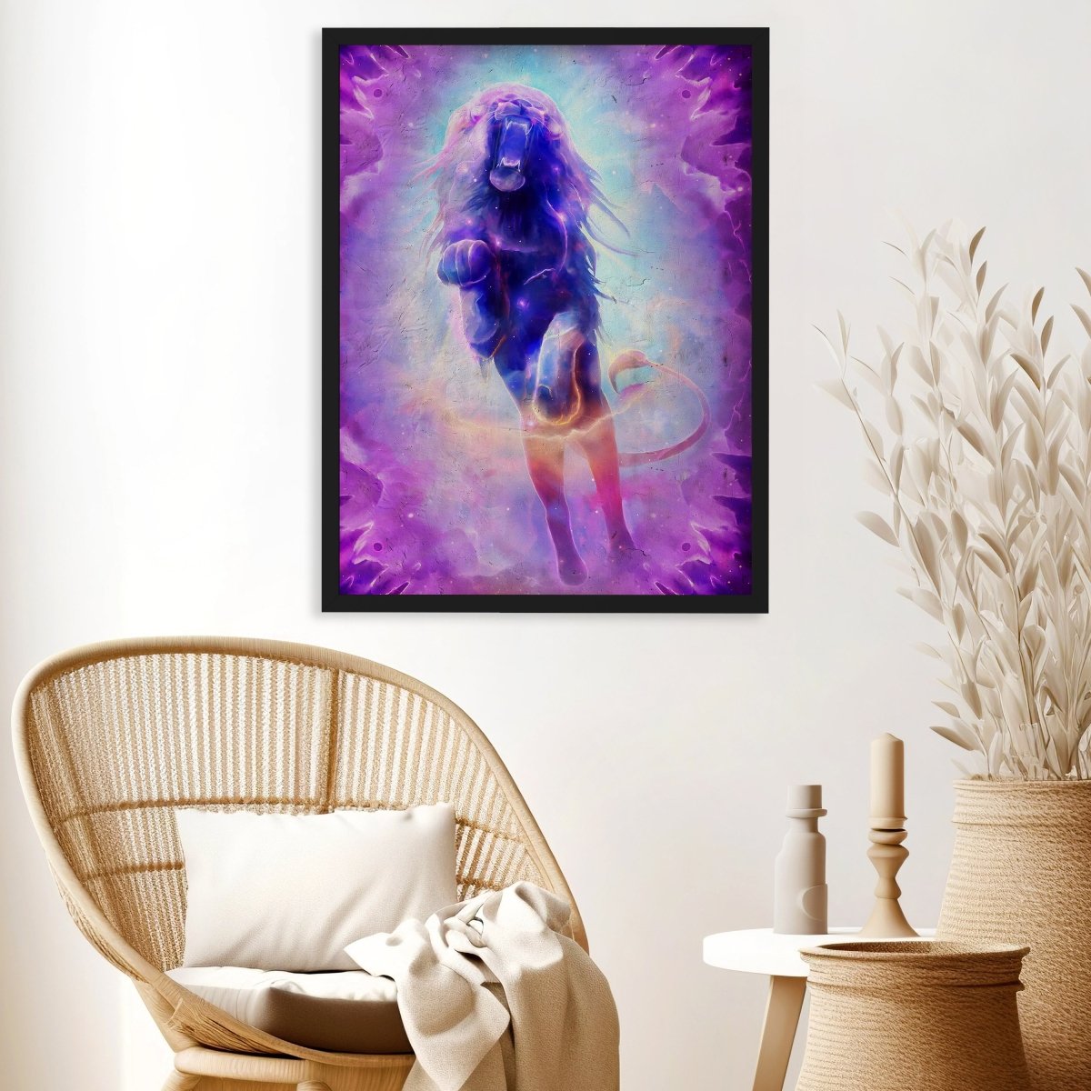 wandmotiv24 Poster, Poster - Löwe, Fantasy, Malerei - M0356 - Bild 3 wandmotiv24 Poster, Poster - Löwe, Fantasy, Malerei - M0356 - Bild 3