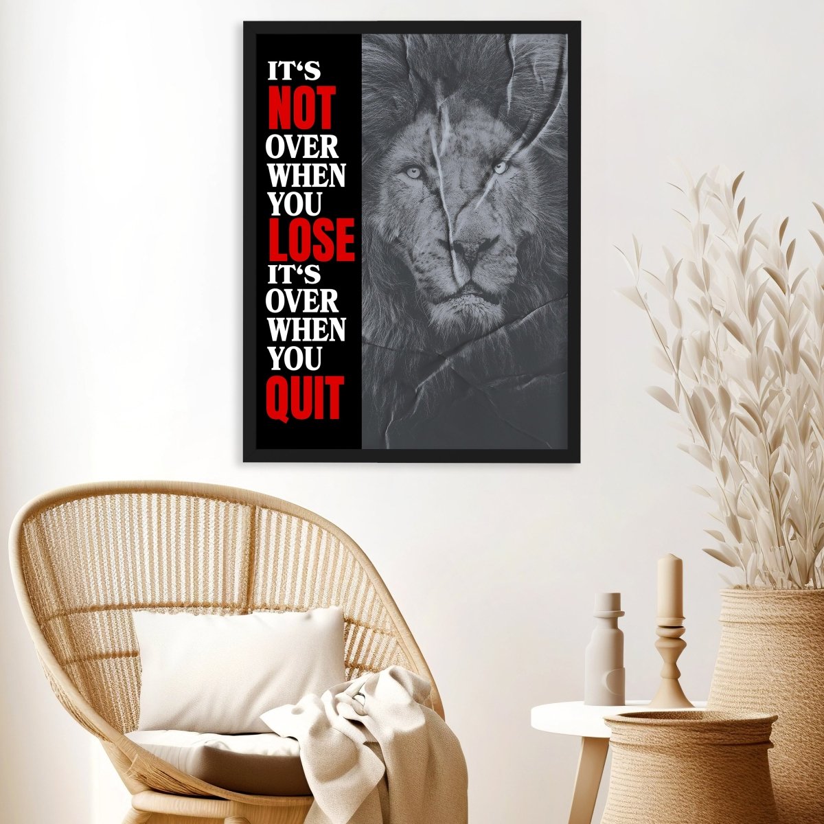 wandmotiv24 Poster, Poster - Löwe, Motivation, Spruch - M0360 - Bild 3 wandmotiv24 Poster, Poster - Löwe, Motivation, Spruch - M0360 - Bild 3