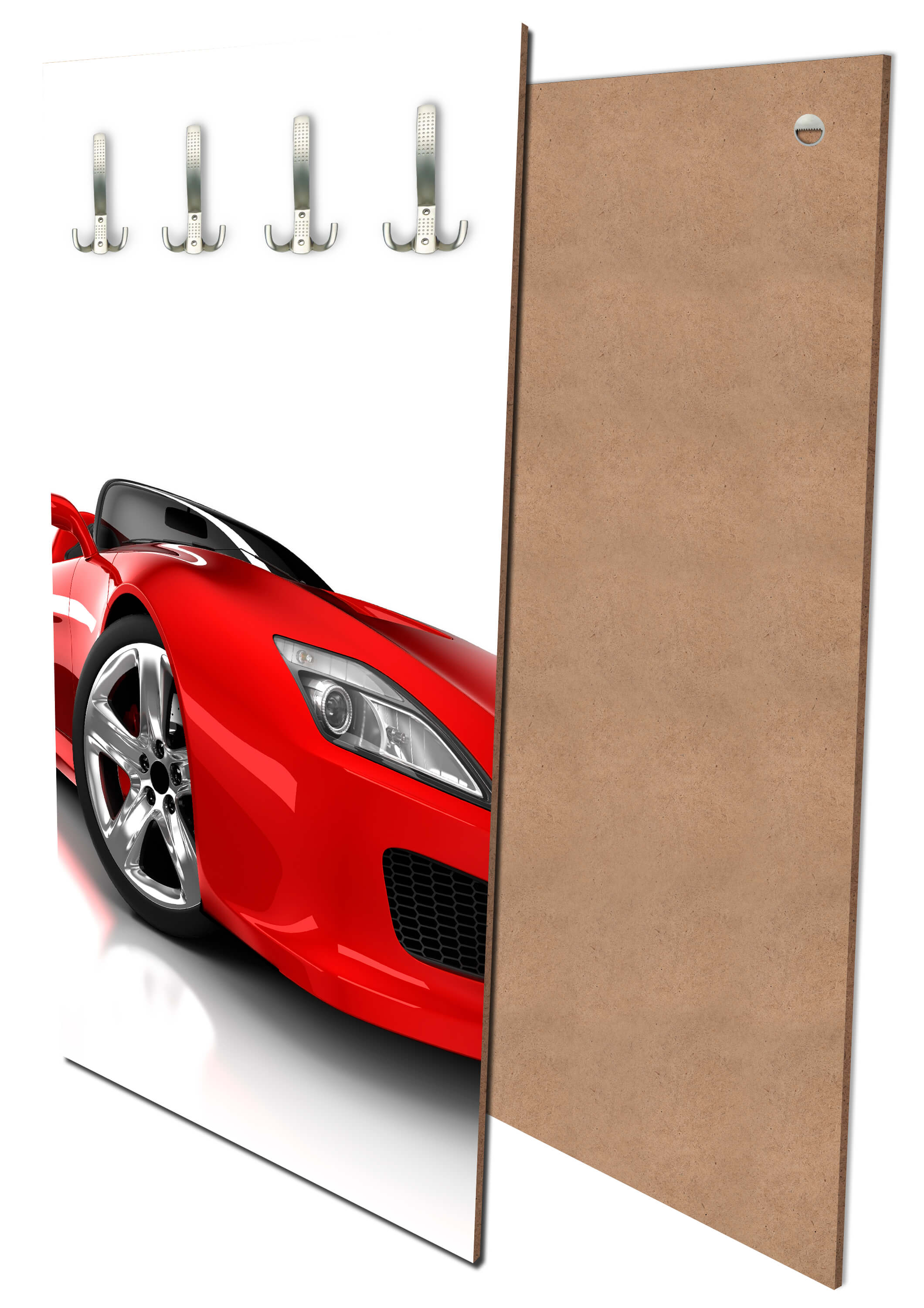 Garderobe Roter Sportwagen M0371 entdecken - Bild 1 Garderobe Roter Sportwagen M0371 entdecken - Bild 1