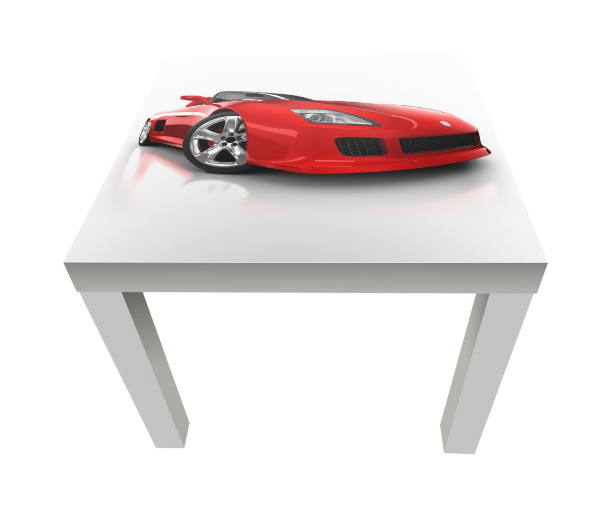 Beistelltisch Roter Sportwagen M0371 entdecken - Bild 1 Beistelltisch Roter Sportwagen M0371 entdecken - Bild 1