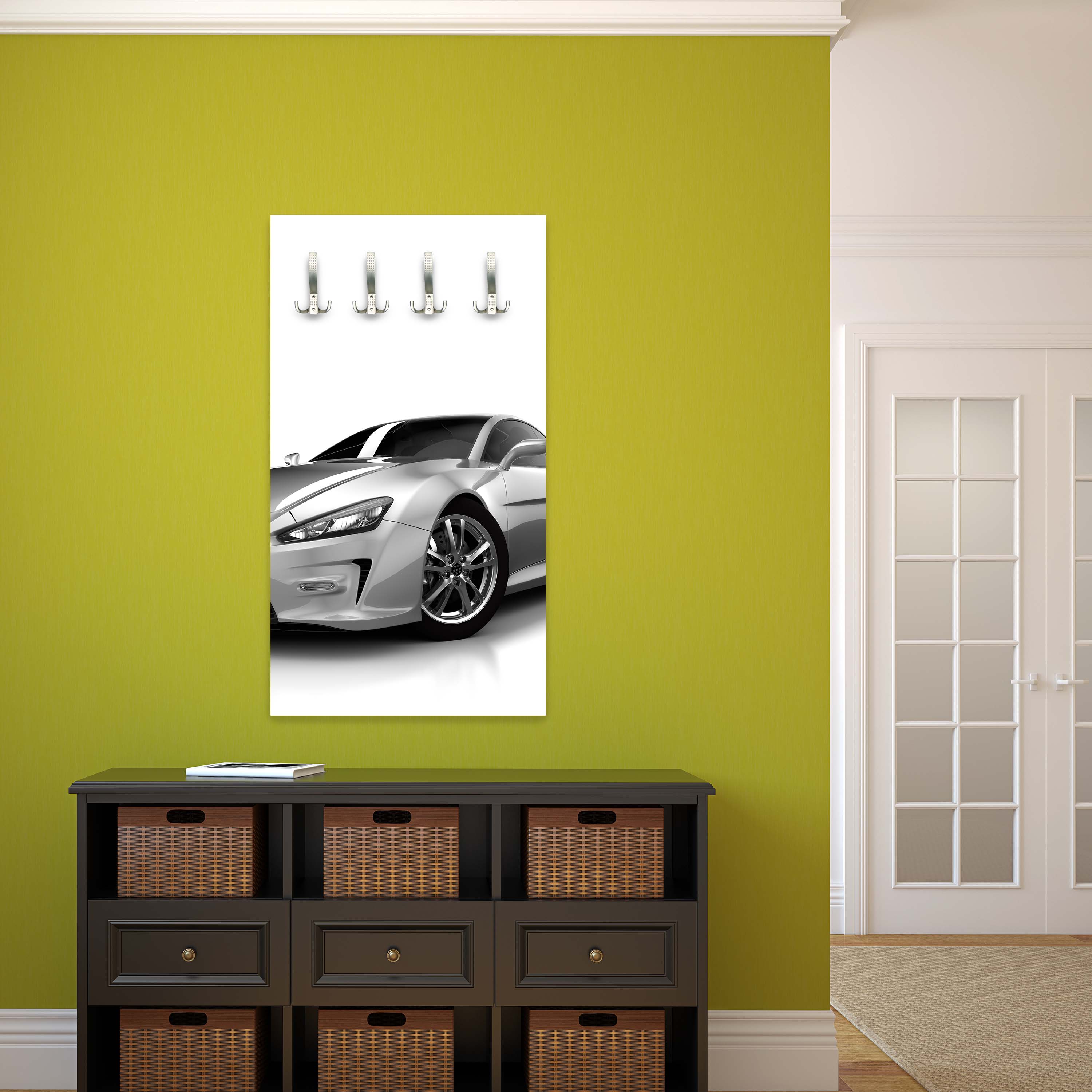 Garderobe Silberner Sportwagen M0372 entdecken - Bild 3 Garderobe Silberner Sportwagen M0372 entdecken - Bild 3