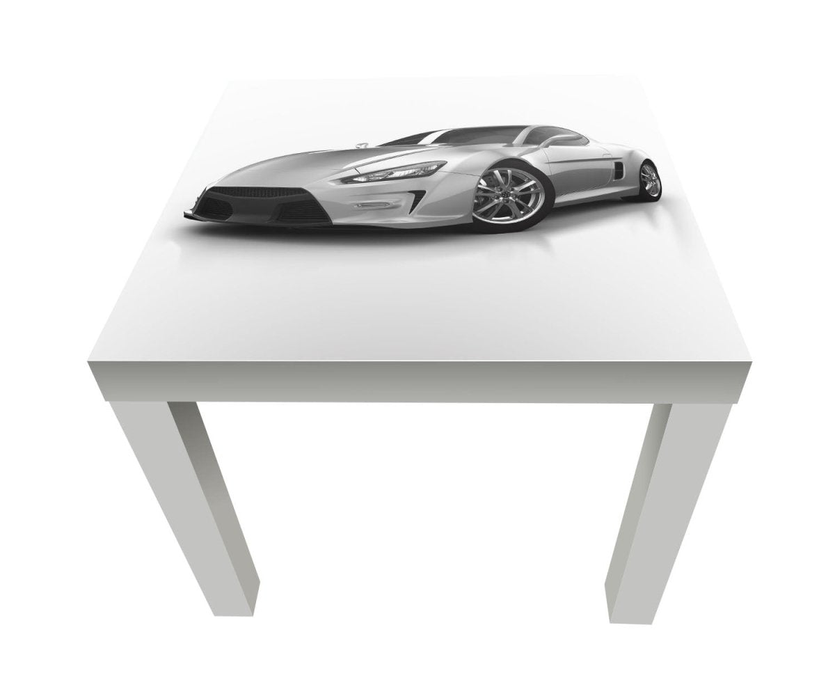Beistelltisch Silberner Sportwagen M0372 entdecken - Bild 1 Beistelltisch Silberner Sportwagen M0372 entdecken - Bild 1