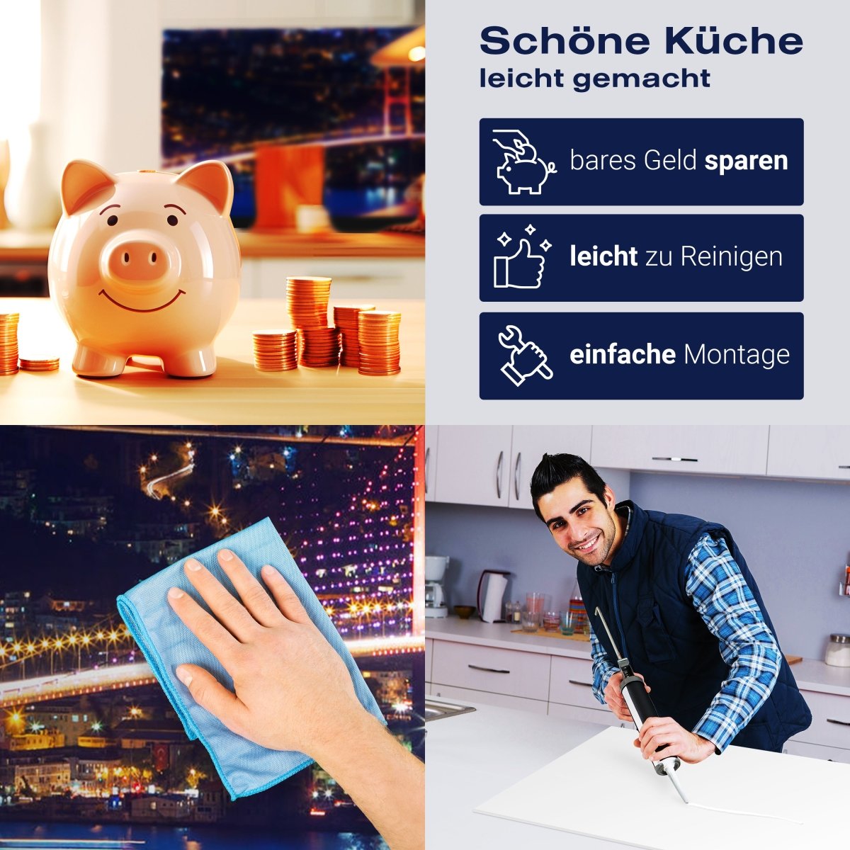 Küchenrückwand Istanbul bei Nacht M0374 entdecken - Bild 7 Küchenrückwand Istanbul bei Nacht M0374 entdecken - Bild 7