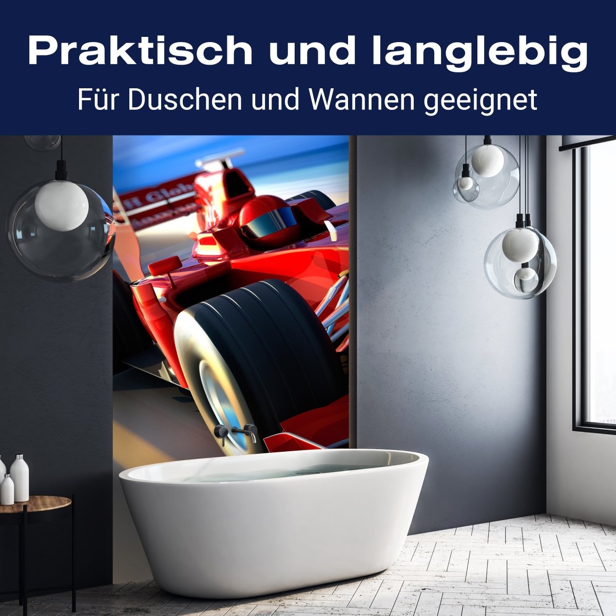 Duschwand Ferrari in Action M0376 entdecken - Bild 3 Duschwand Ferrari in Action M0376 entdecken - Bild 3