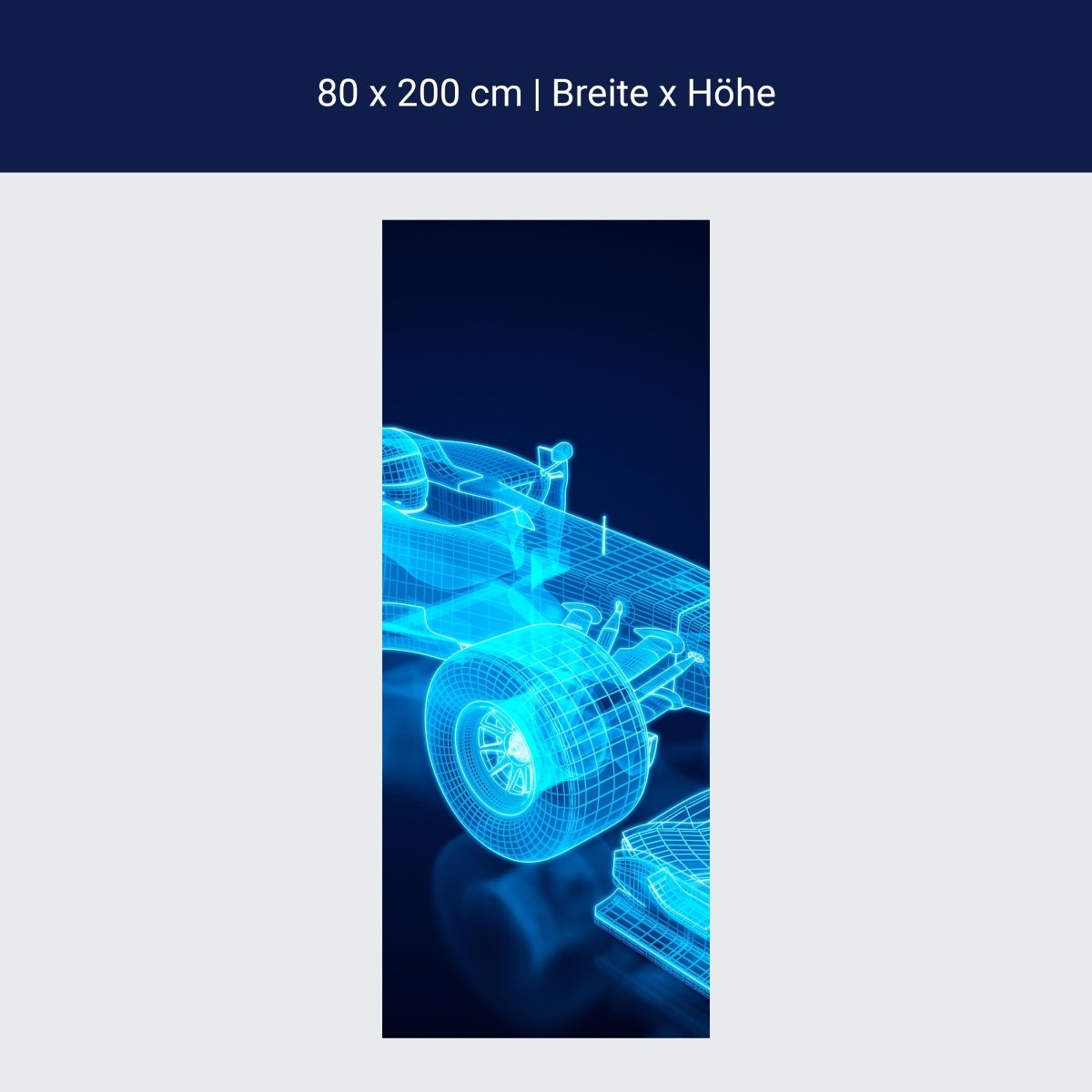 Duschwand Rennwagen Gitternetz M0377 Duschwand Rennwagen Gitternetz M0377