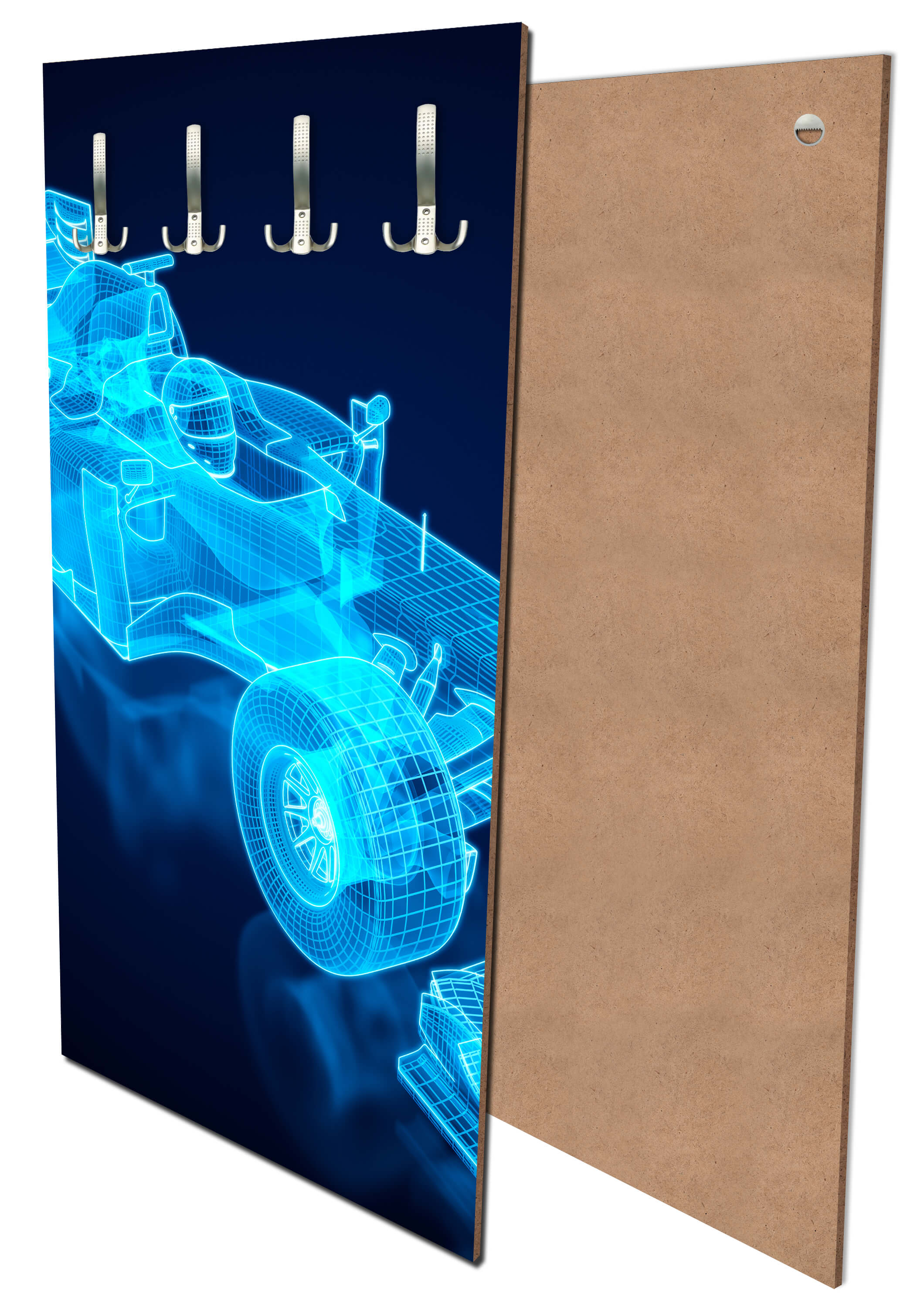 Garderobe Rennwagen Gitternetz M0377 entdecken - Bild 1 Garderobe Rennwagen Gitternetz M0377 entdecken - Bild 1