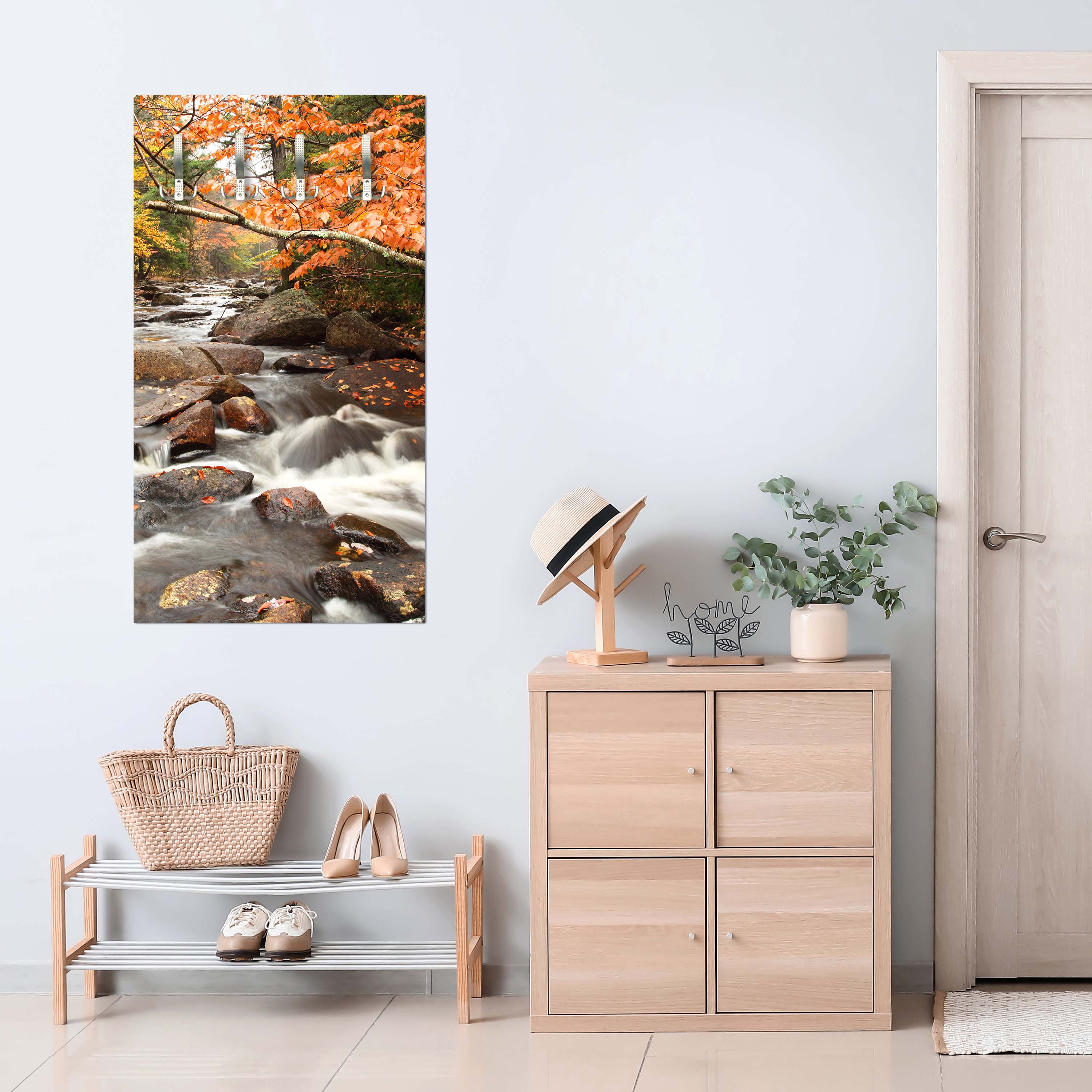 Garderobe Fluss im Herbst M0381 entdecken - Bild 3 Garderobe Fluss im Herbst M0381 entdecken - Bild 3