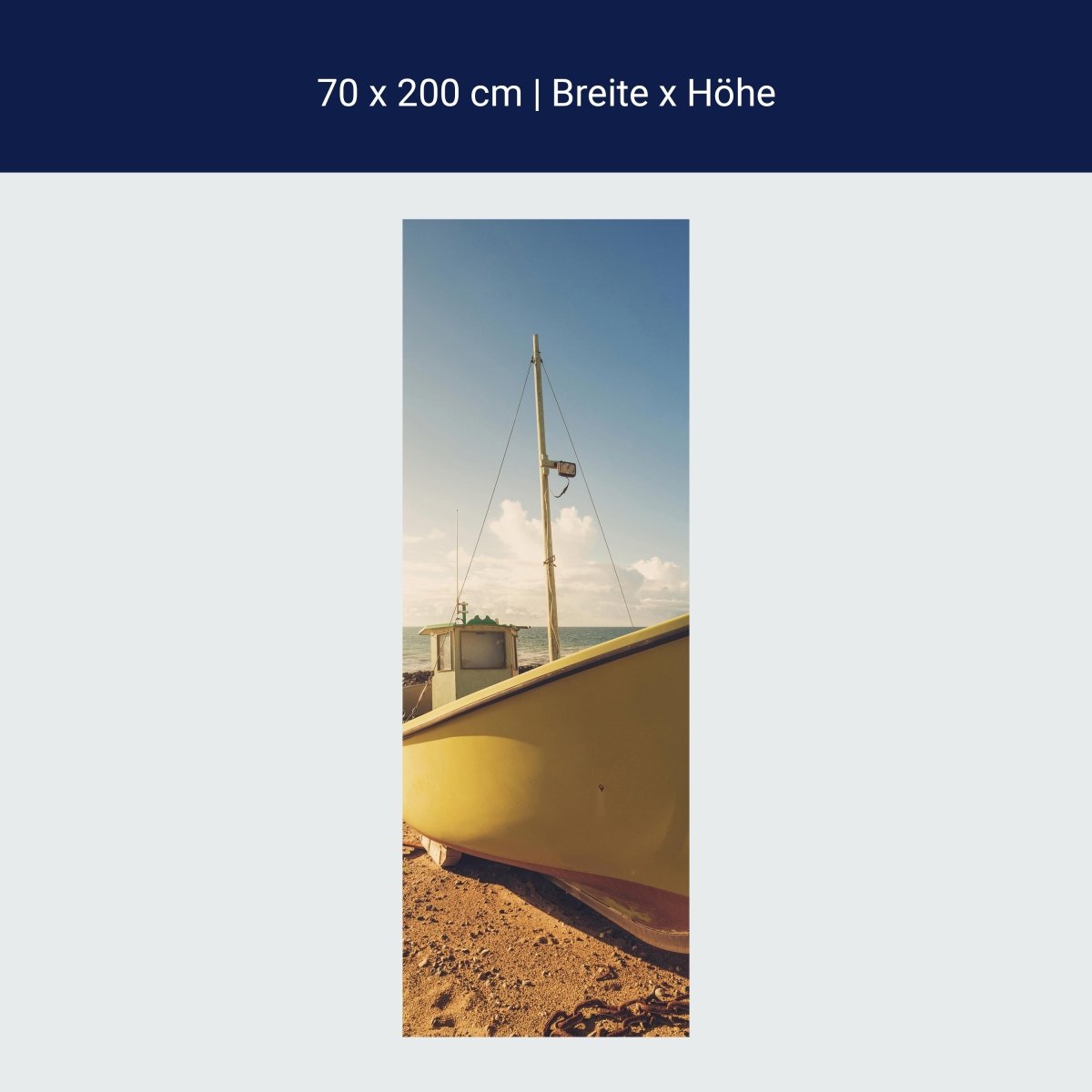 Duschwand Boote Am Strand M0388 Duschwand Boote Am Strand M0388