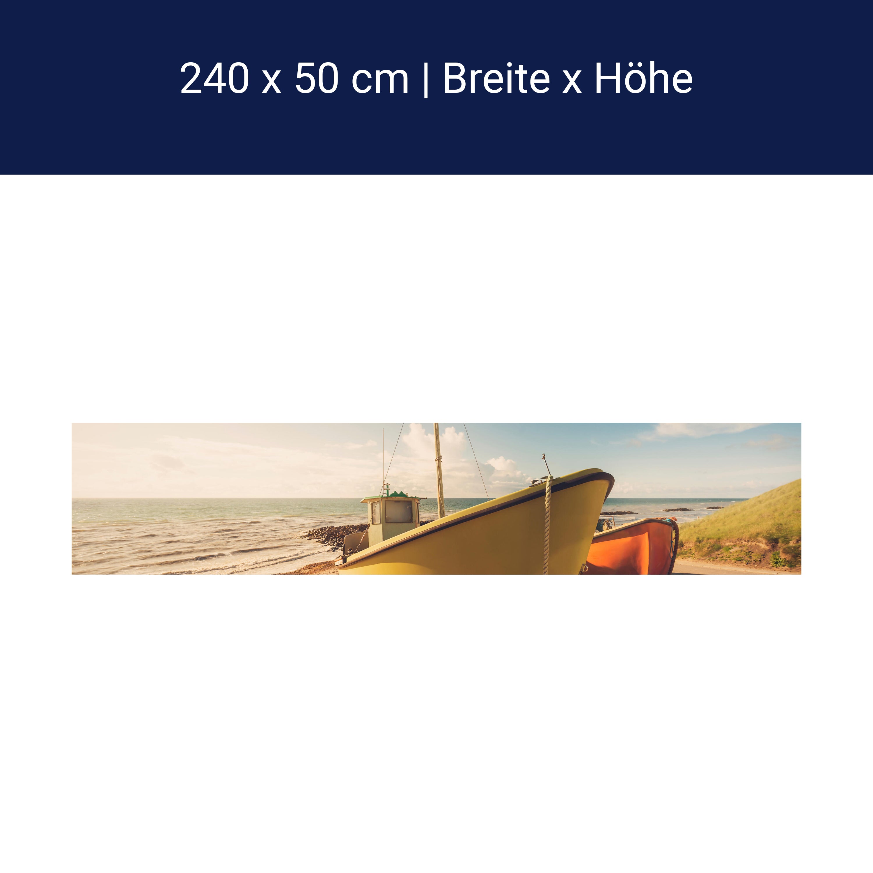 Küchenrückwand Boote Am Strand M0388 Küchenrückwand Boote Am Strand M0388