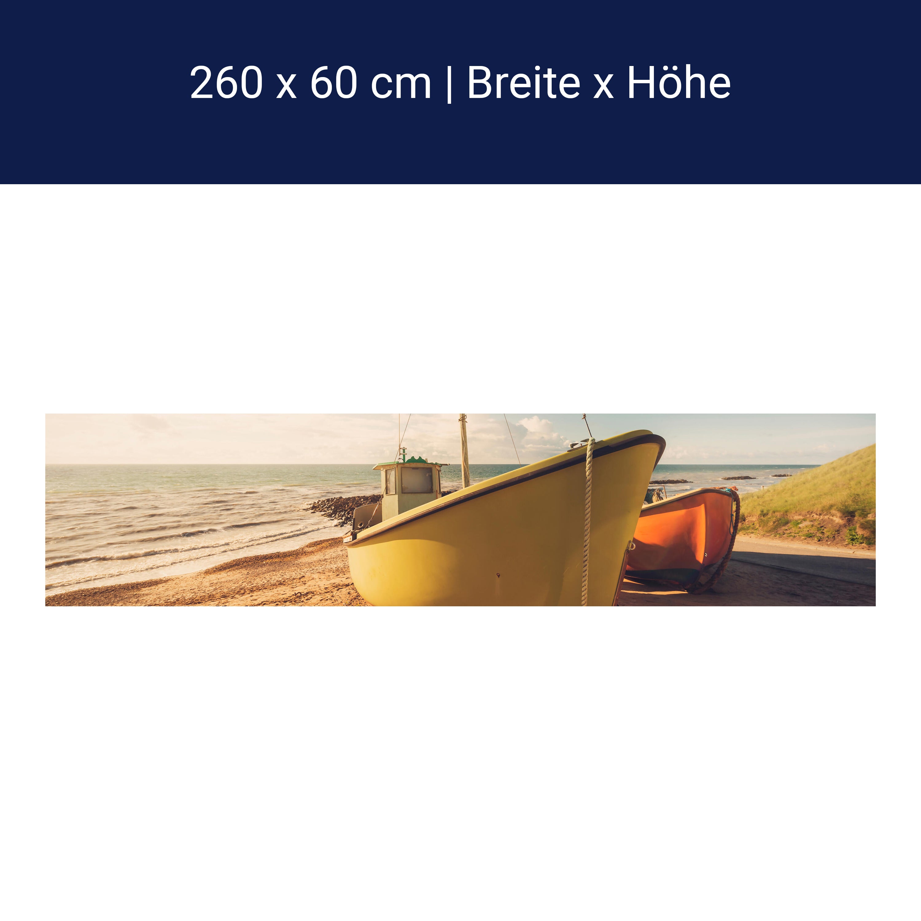 Küchenrückwand Boote Am Strand M0388 Küchenrückwand Boote Am Strand M0388