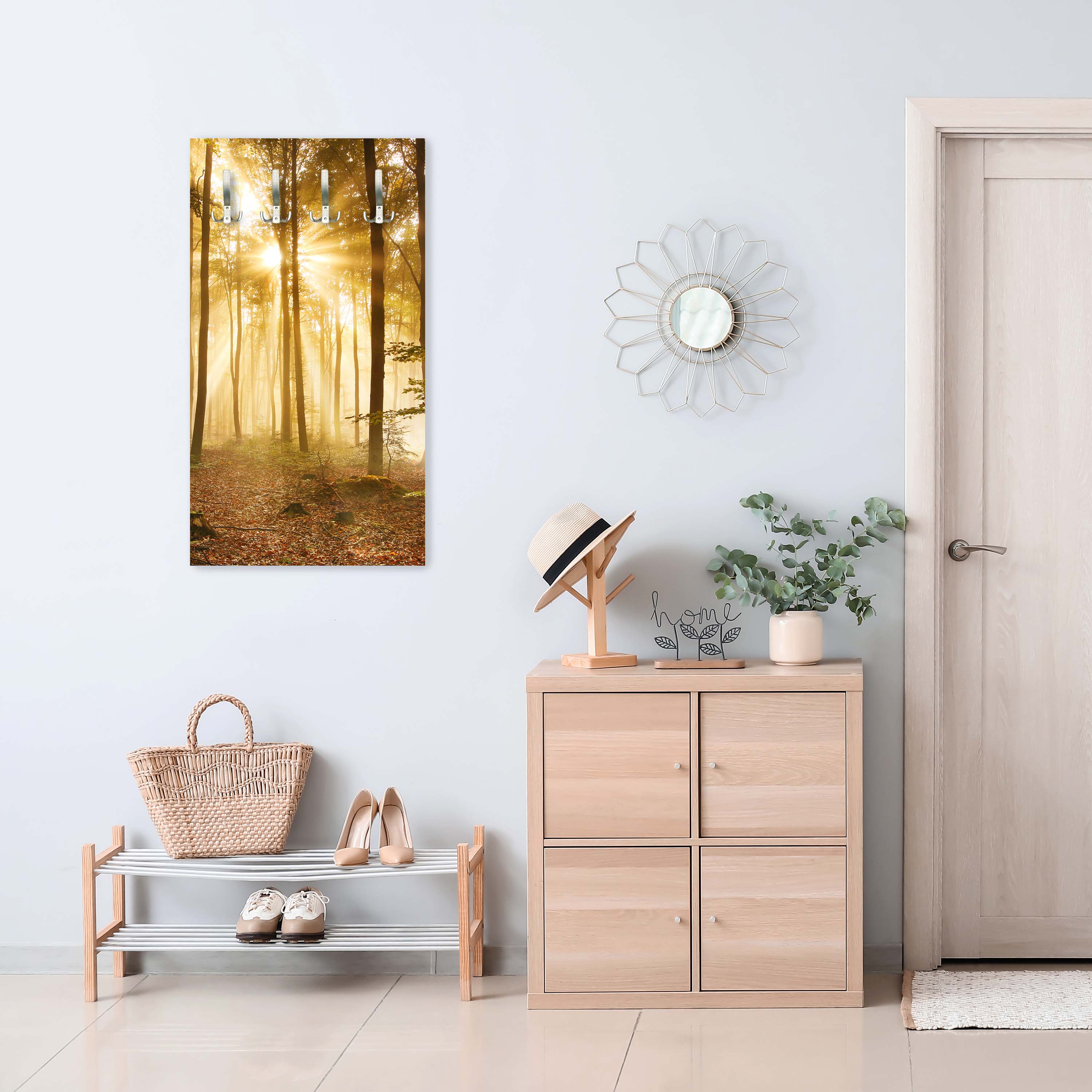 Garderobe Wald am Morgen M0391 entdecken - Bild 2 Garderobe Wald am Morgen M0391 entdecken - Bild 2