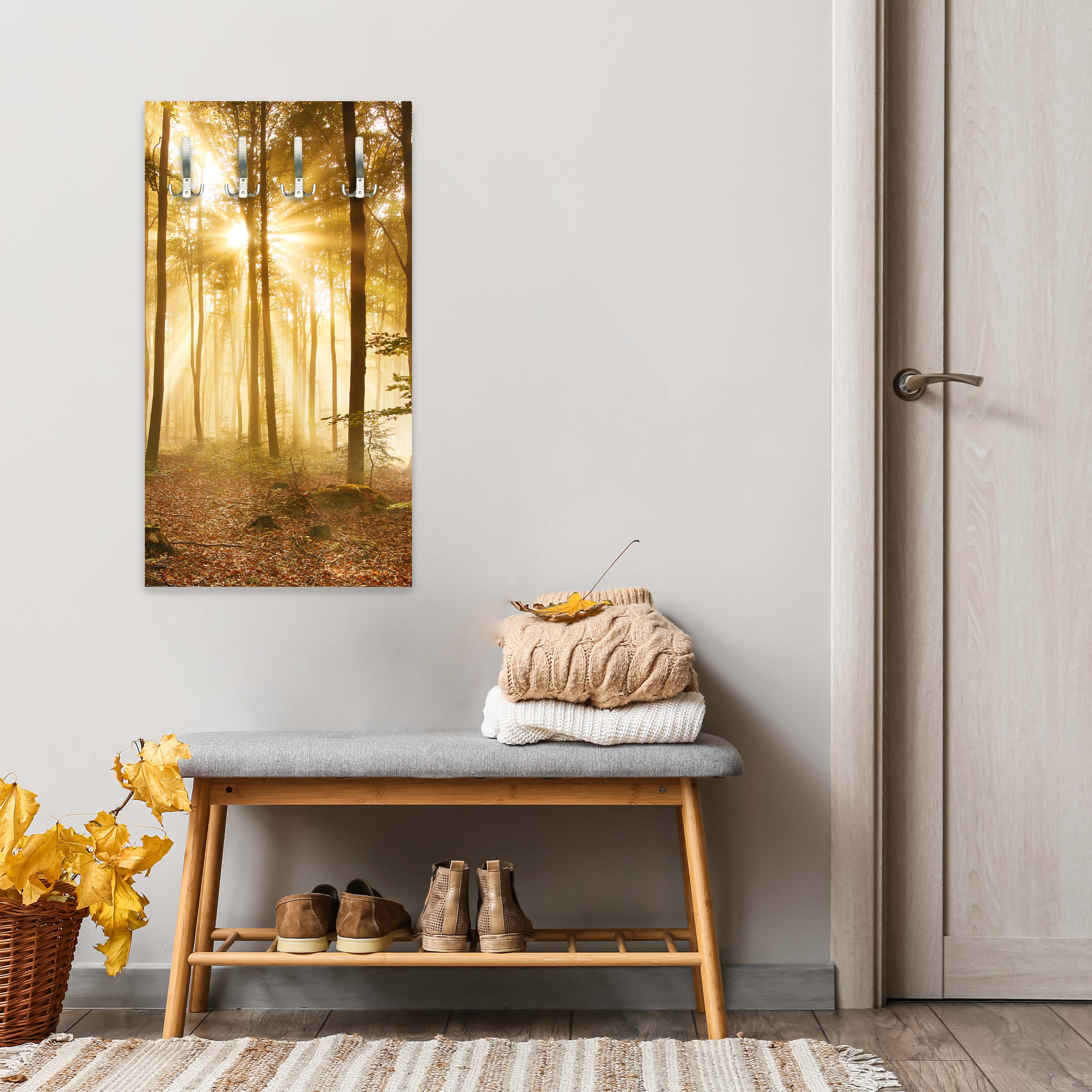 Garderobe Wald am Morgen M0391 entdecken - Bild 6 Garderobe Wald am Morgen M0391 entdecken - Bild 6