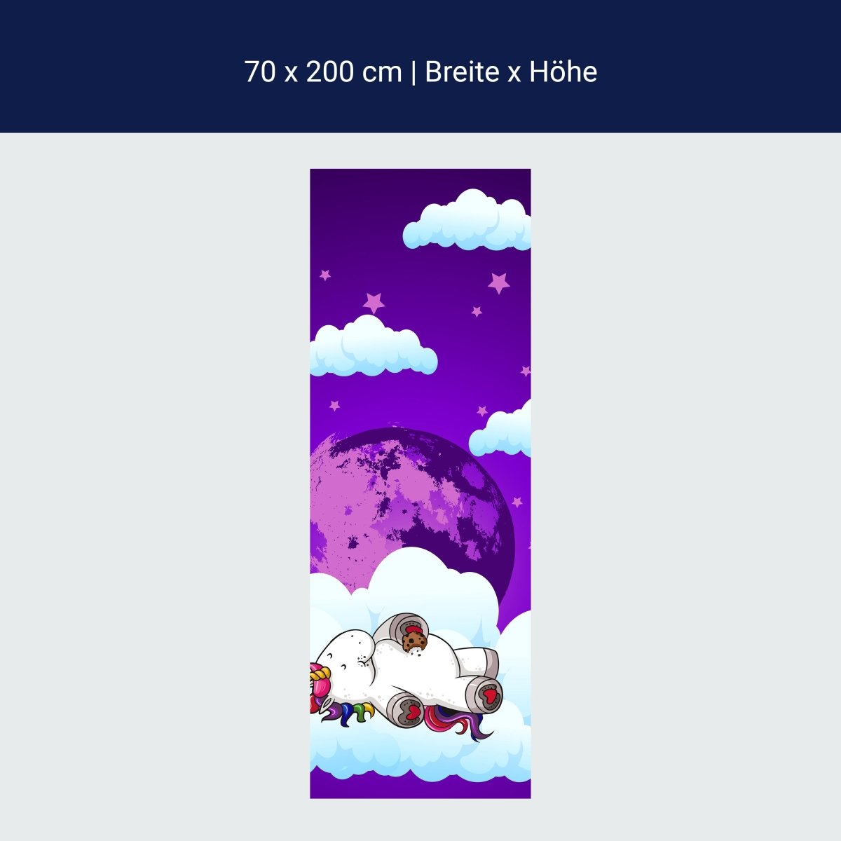 Duschwand Einhorn Traum M0393 Duschwand Einhorn Traum M0393