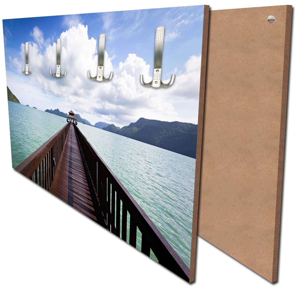 Garderobe Hölzerner Steg M0395 Garderobe Hölzerner Steg M0395