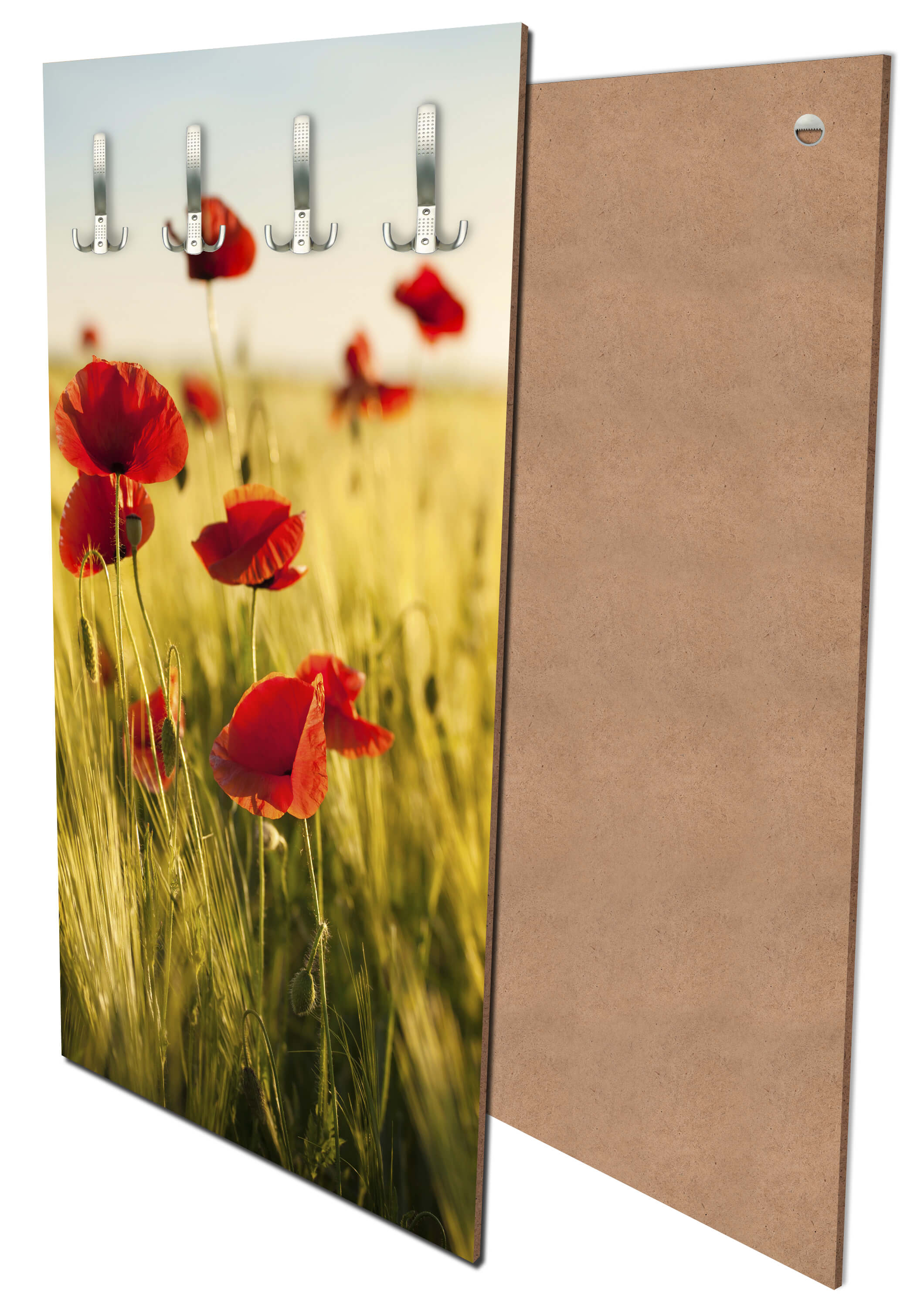 Garderobe Kornfeld mit Mohnblumen M0398 entdecken - Bild 1 Garderobe Kornfeld mit Mohnblumen M0398 entdecken - Bild 1