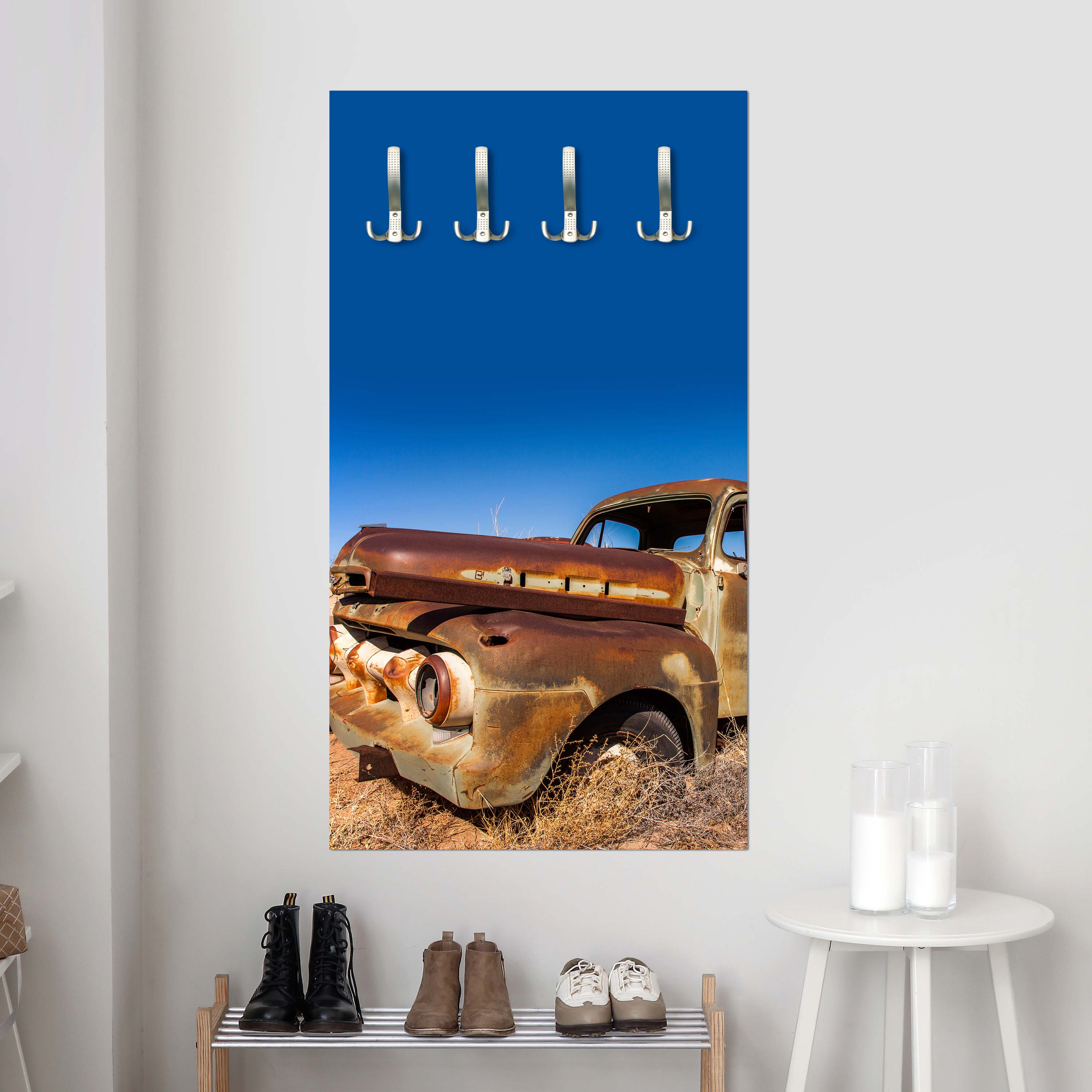 Garderobe Alter Picup in der Wüste M0407 entdecken - Bild 2 Garderobe Alter Picup in der Wüste M0407 entdecken - Bild 2