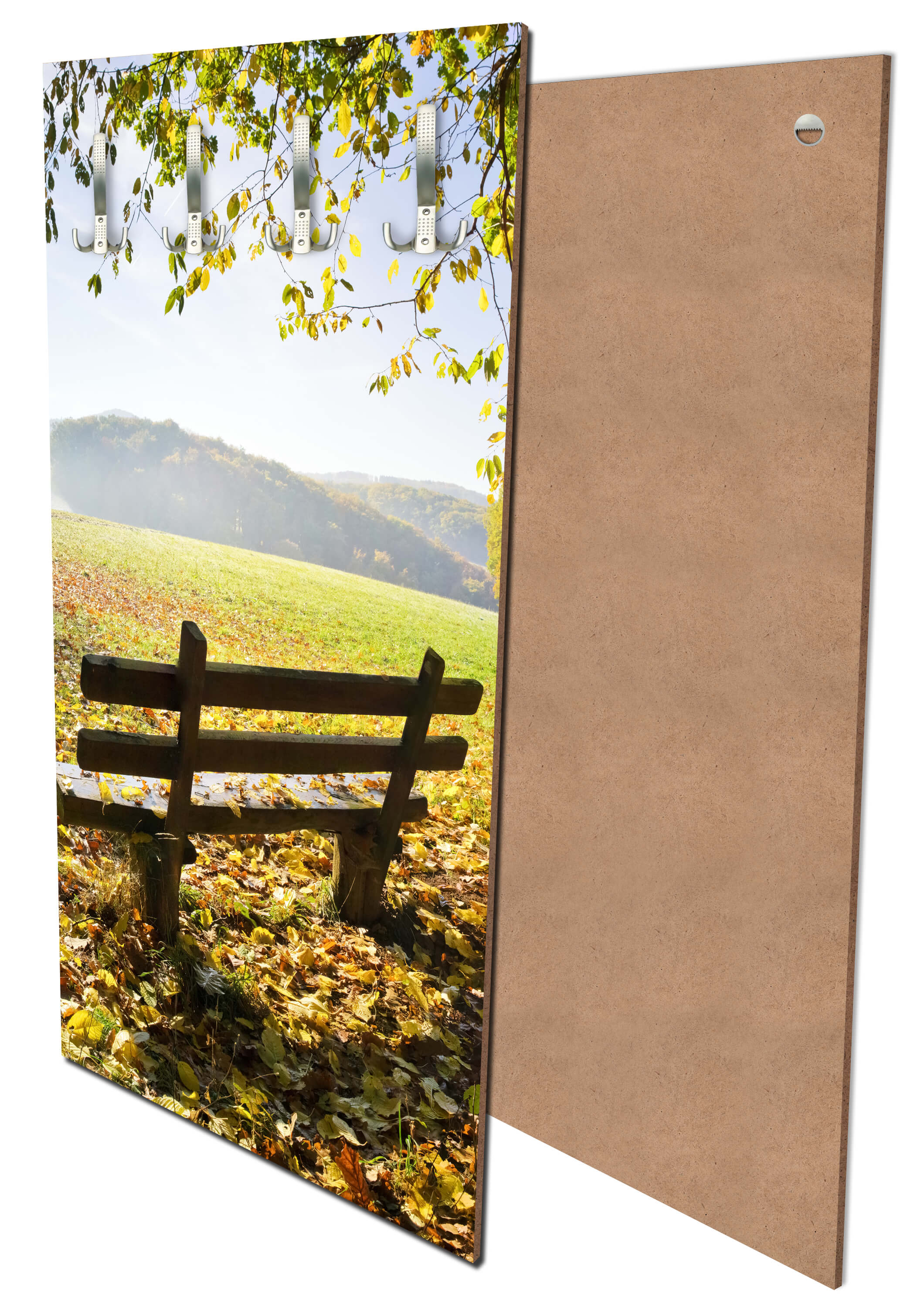 Garderobe Parkbank im Herbst M0415 entdecken - Bild 1 Garderobe Parkbank im Herbst M0415 entdecken - Bild 1