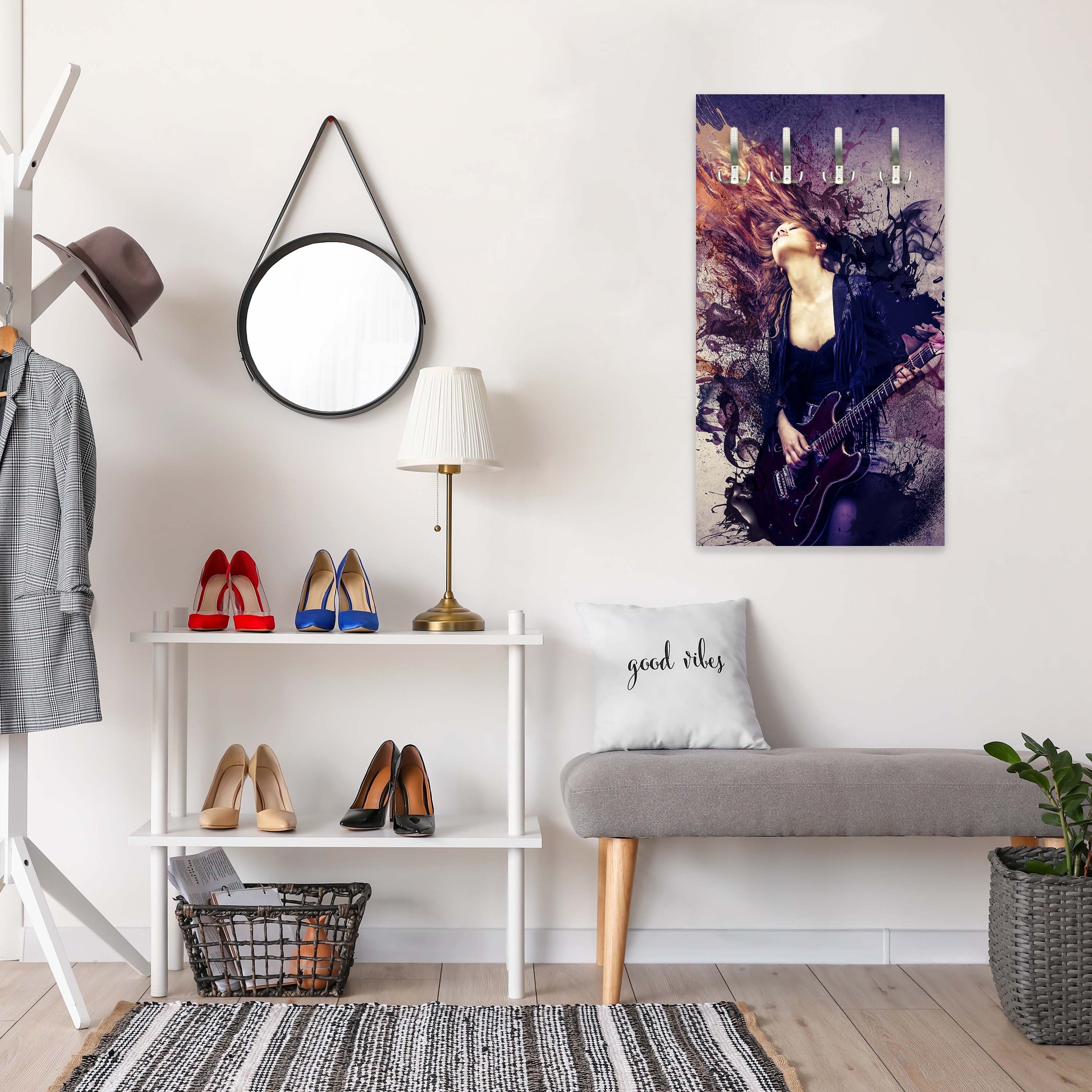 Garderobe Musik ist Leidenschaft M0417 entdecken - Bild 2 Garderobe Musik ist Leidenschaft M0417 entdecken - Bild 2